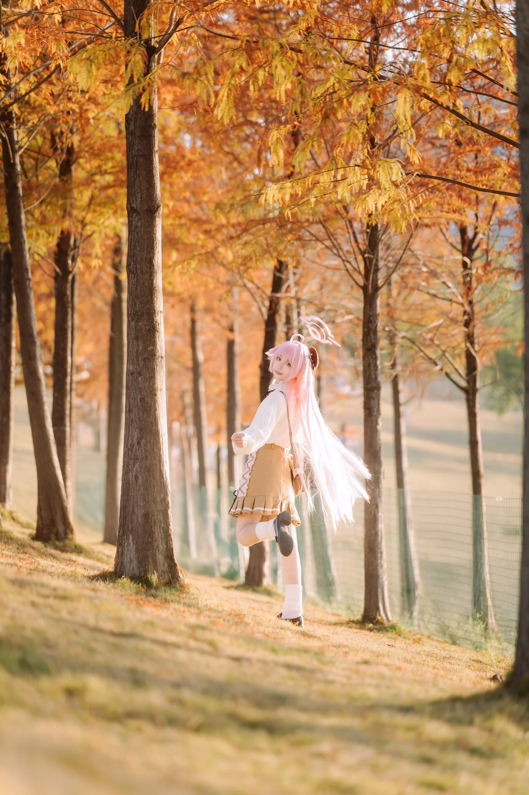 【小鸟游星野cos】秋日限定，落羽杉林里的星野