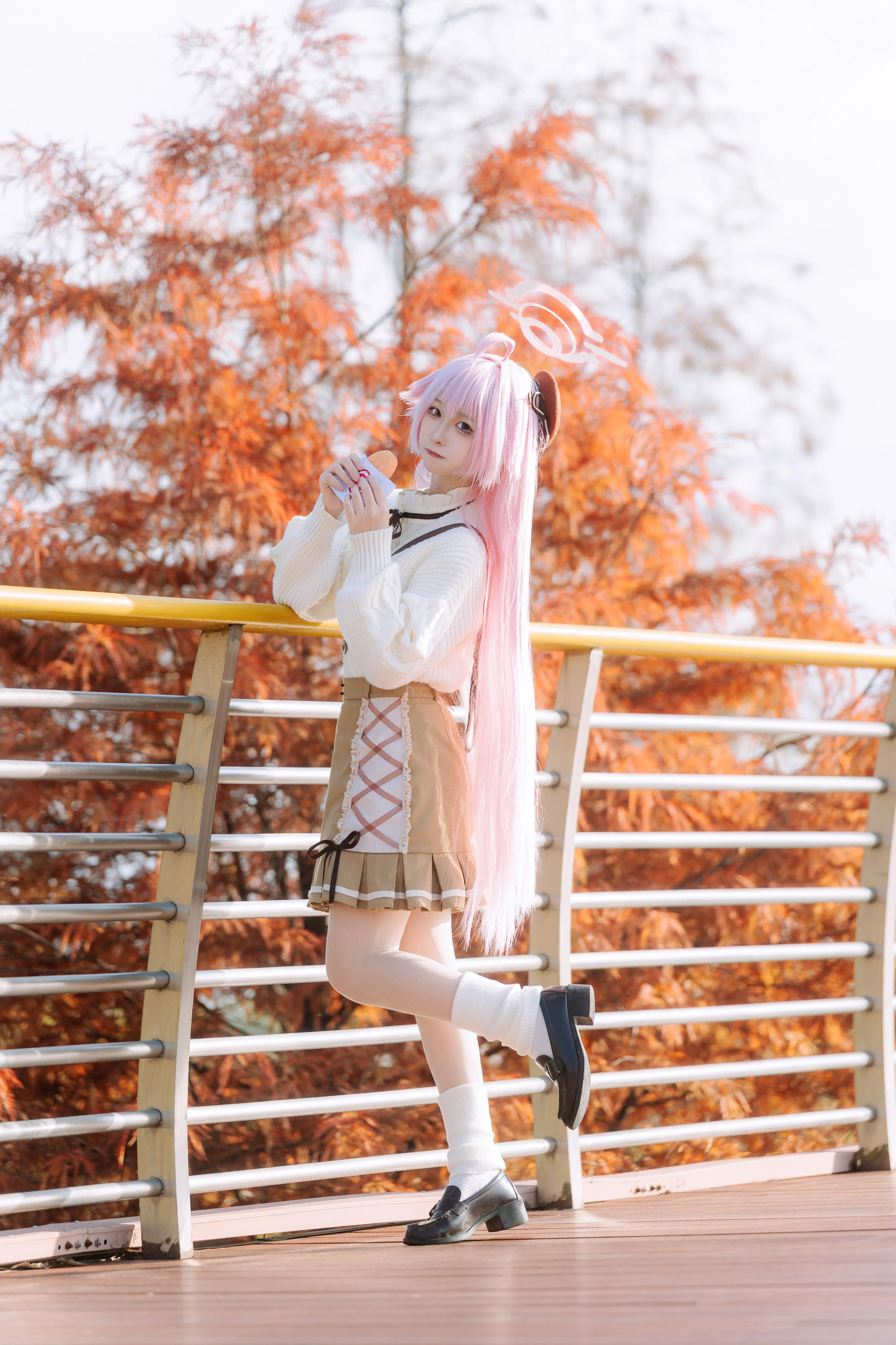 【小鸟游星野cos】秋日限定，落羽杉林里的星野 - 第 3 张