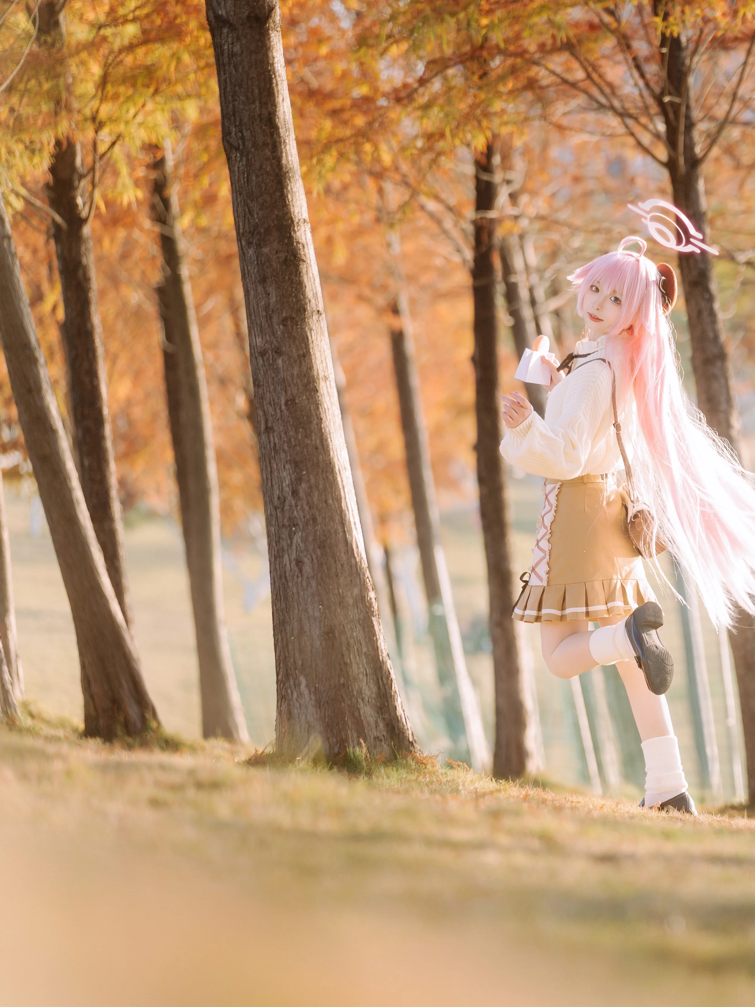 【小鸟游星野cos】秋日限定，落羽杉林里的星野 - 第 4 张