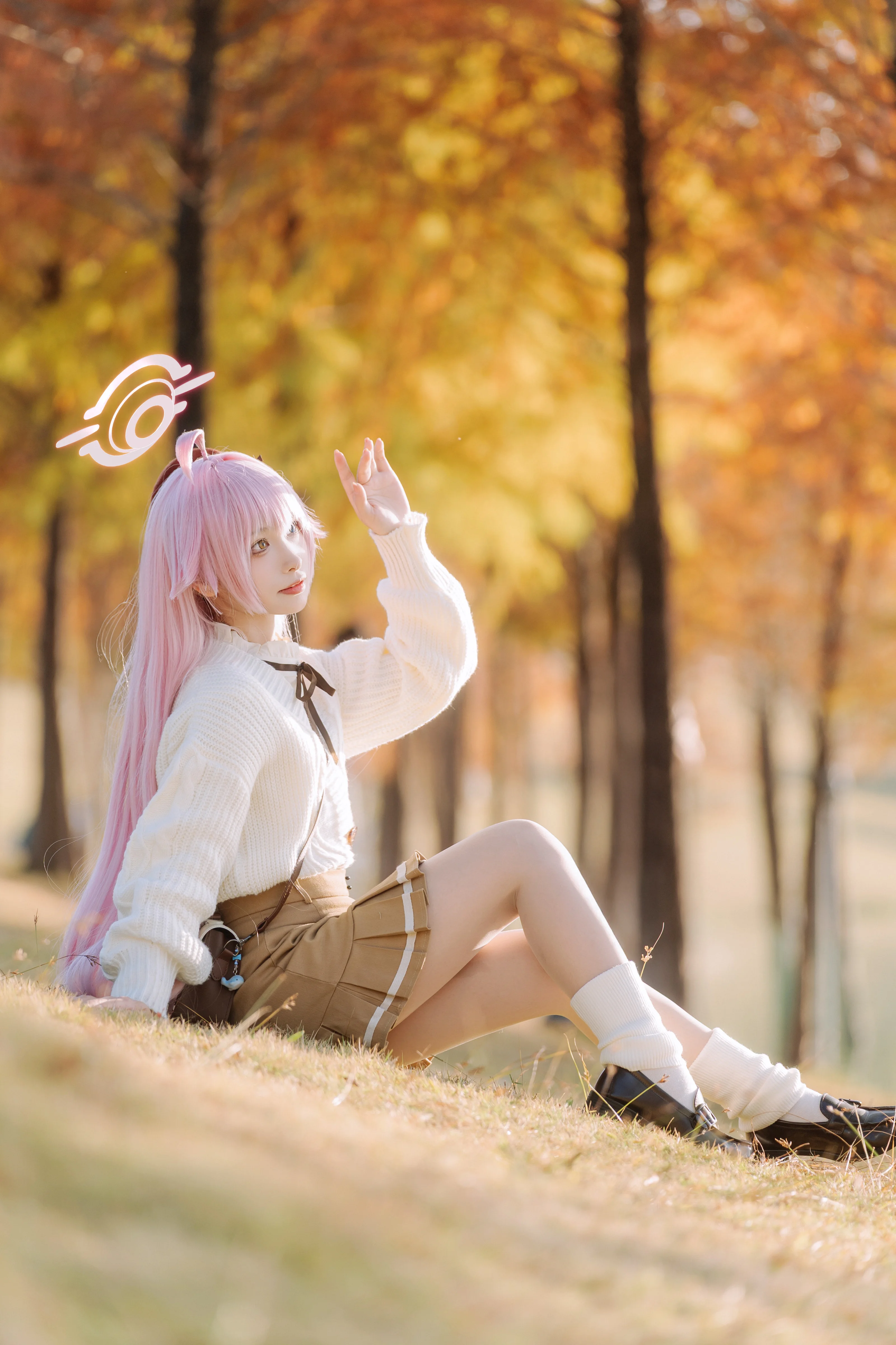 [Takanashi Hoshino cosplay] Autumn Jiulong Lake Bald Cypress and Abydos - Image 1
