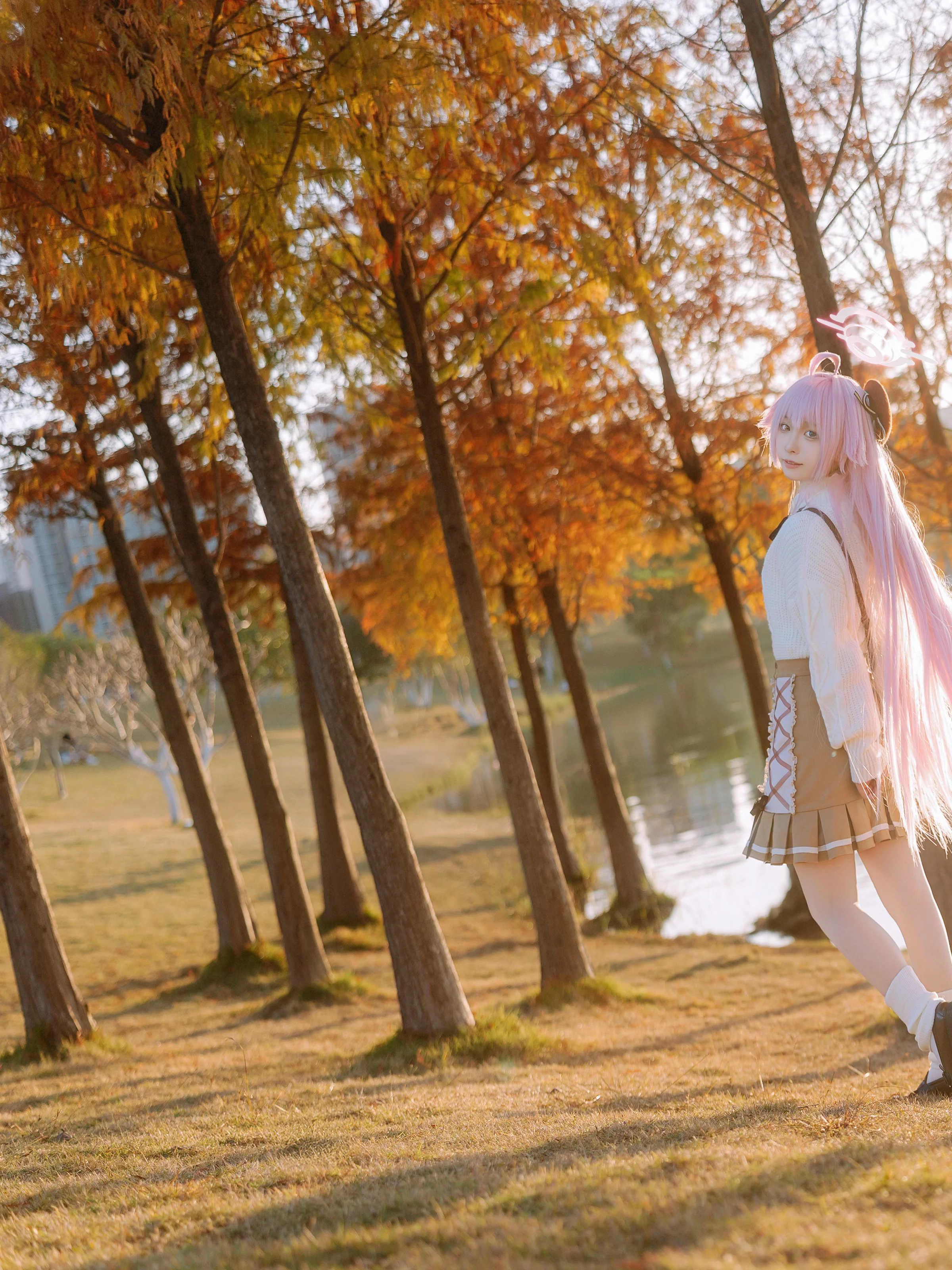 [Takanashi Hoshino cosplay] Autumn Jiulong Lake Bald Cypress and Abydos - Image 3