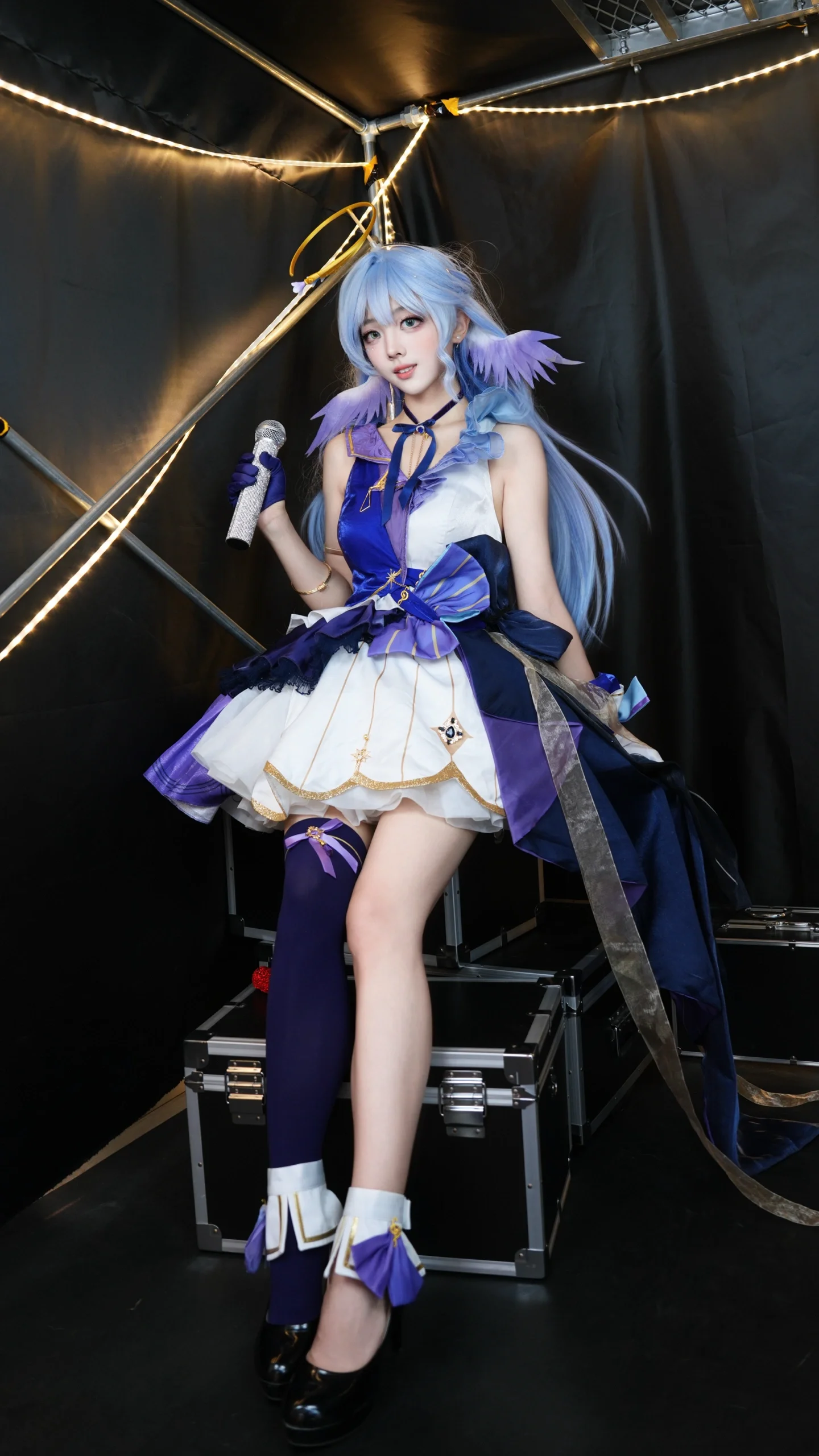【知更鸟cos】崩坏星穹铁道打歌服，舞台上的小鸟 - 第 1 张
