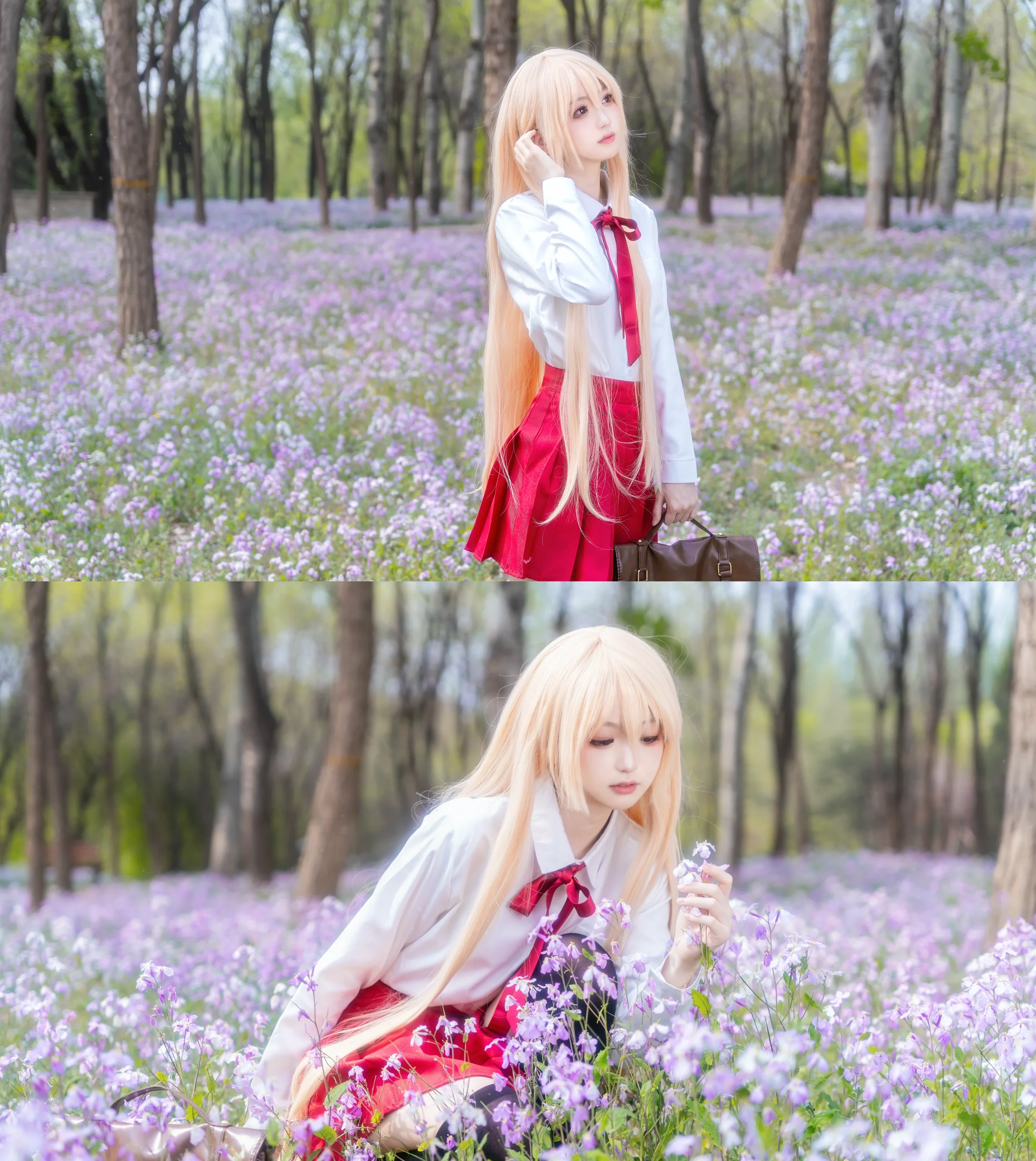 【小埋cos】在花海中遇见干物妹小埋 - 第4张