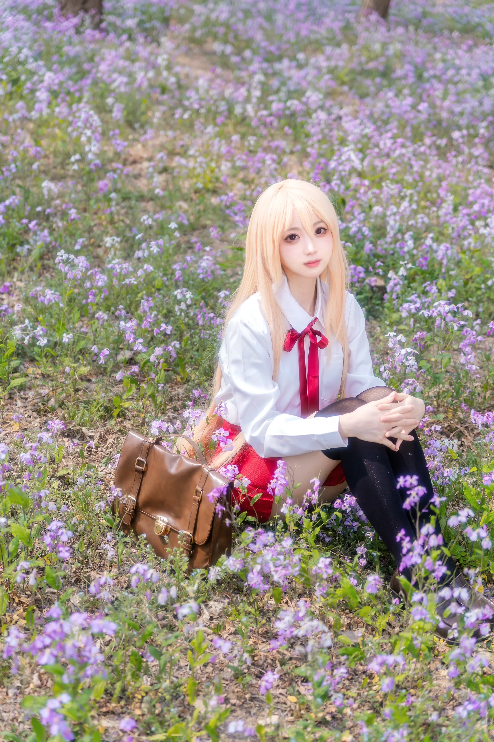 【小埋cos】在花海中遇见干物妹小埋 - 第5张