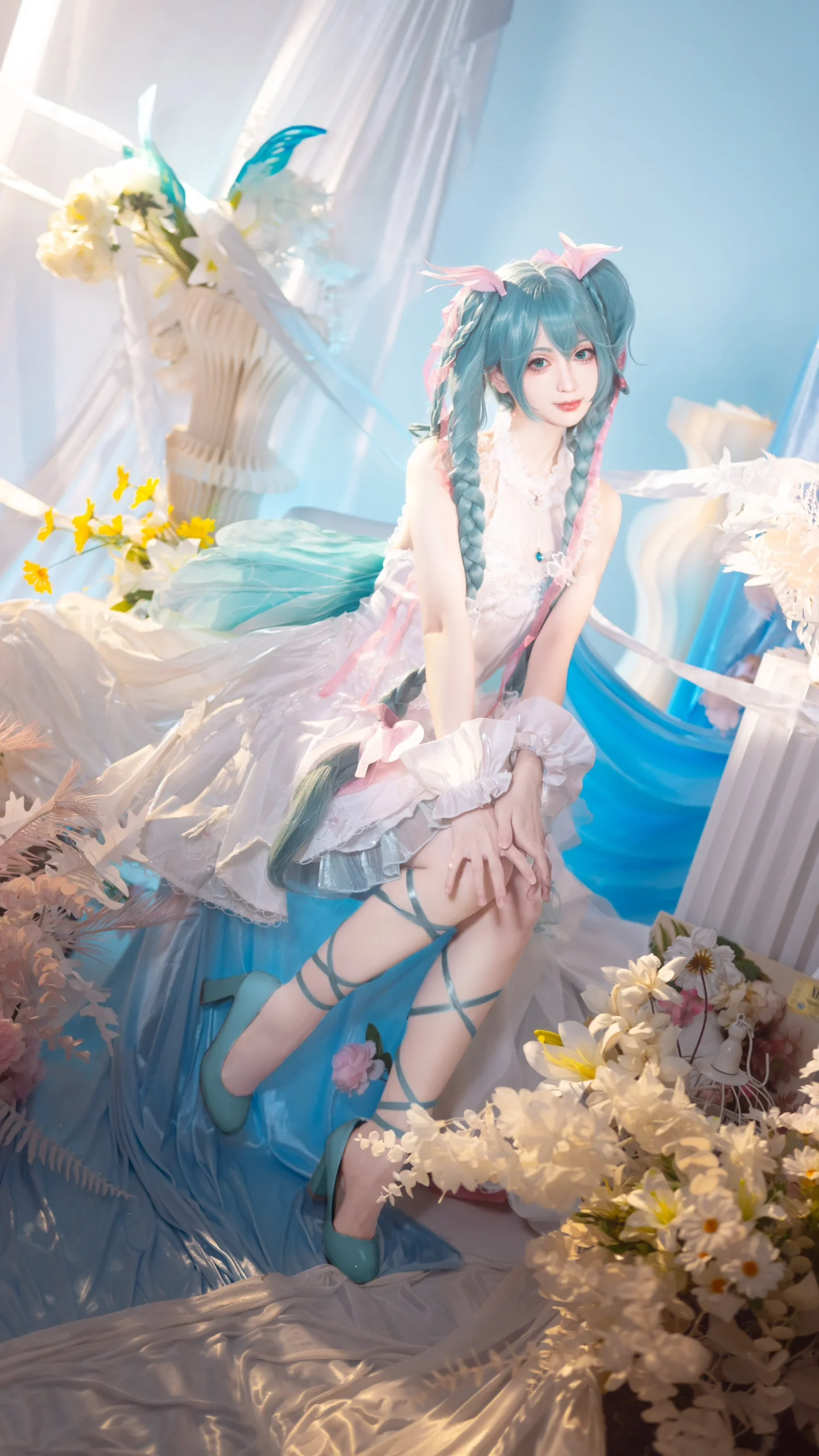 【初音未来cos】在花篮谷的梦境，与你共度浪漫时光 - 第2张