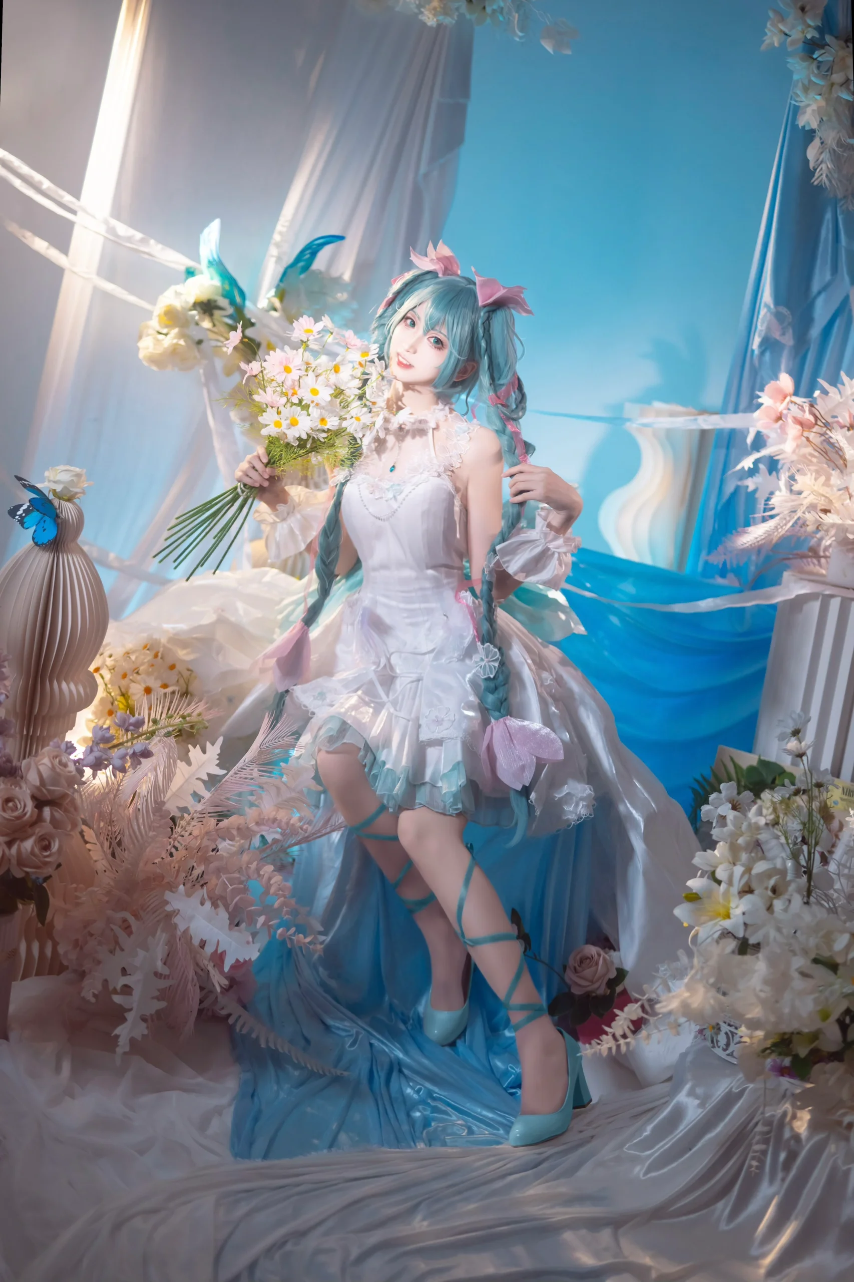 【初音未来cos】在花篮谷的梦境，与你共度浪漫时光 - 第3张