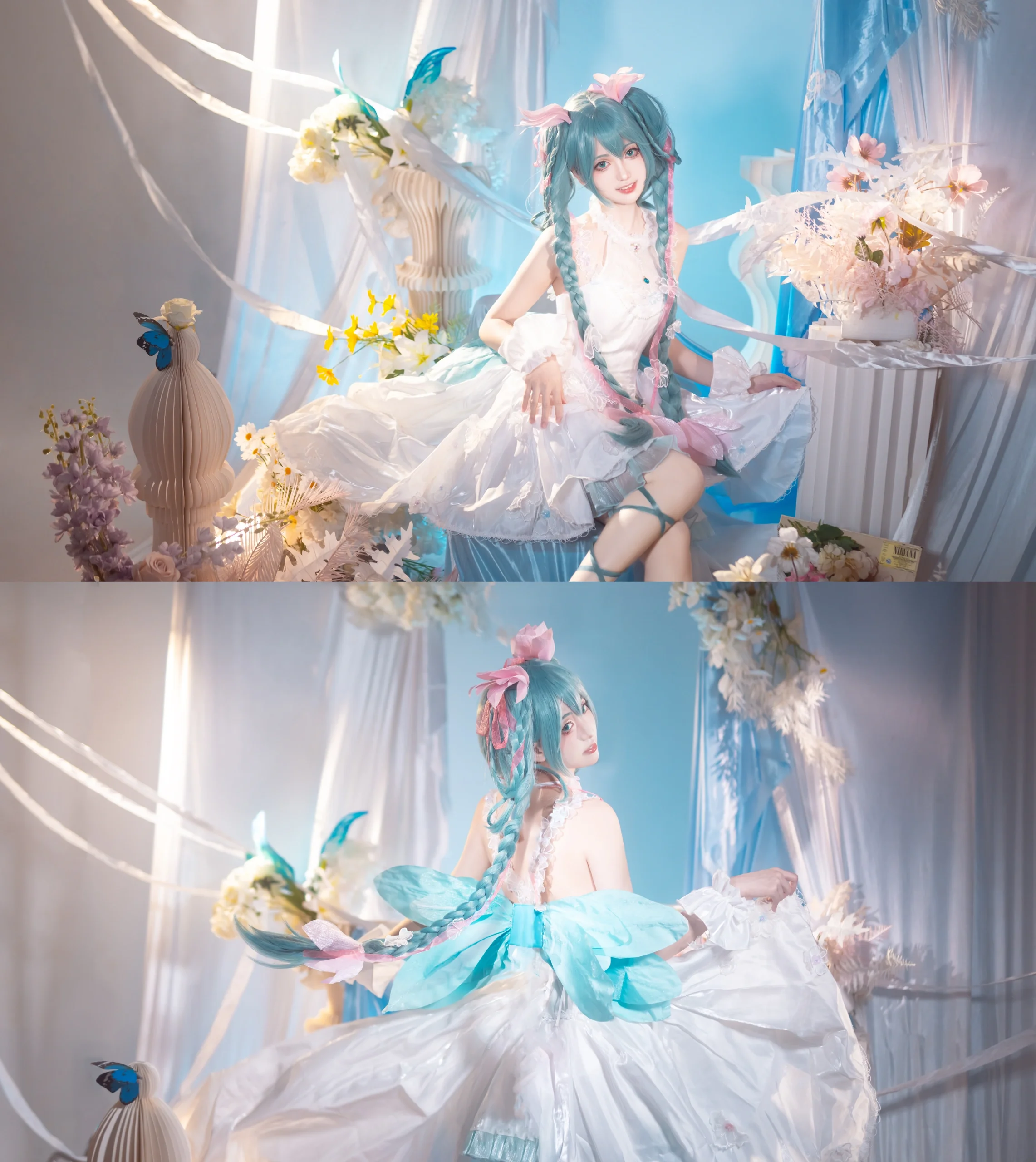 【初音未来cos】在花篮谷的梦境，与你共度浪漫时光 - 第5张