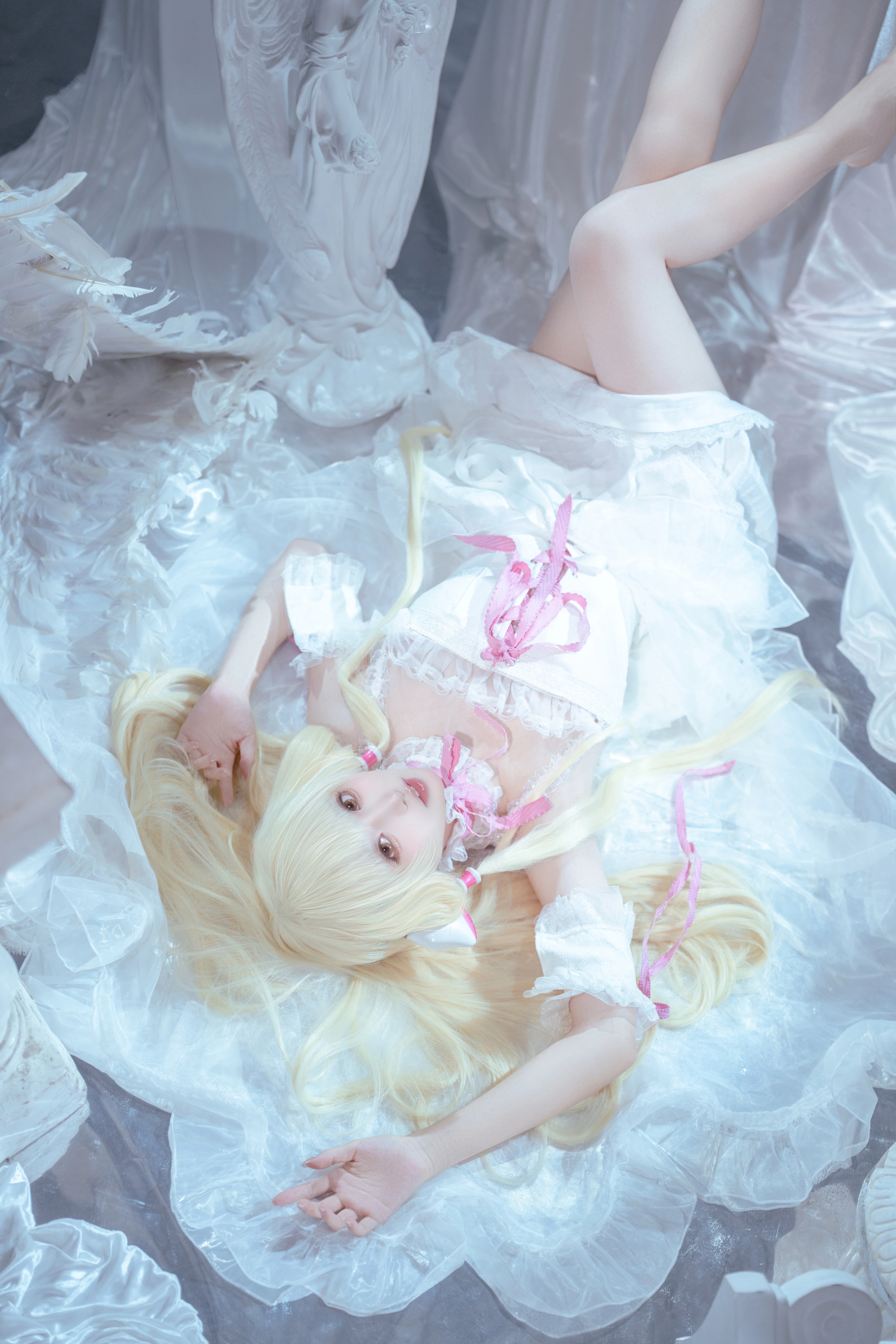 【小叽cos】人形电脑天使心，在纯净圣域中绽放 - 第2张
