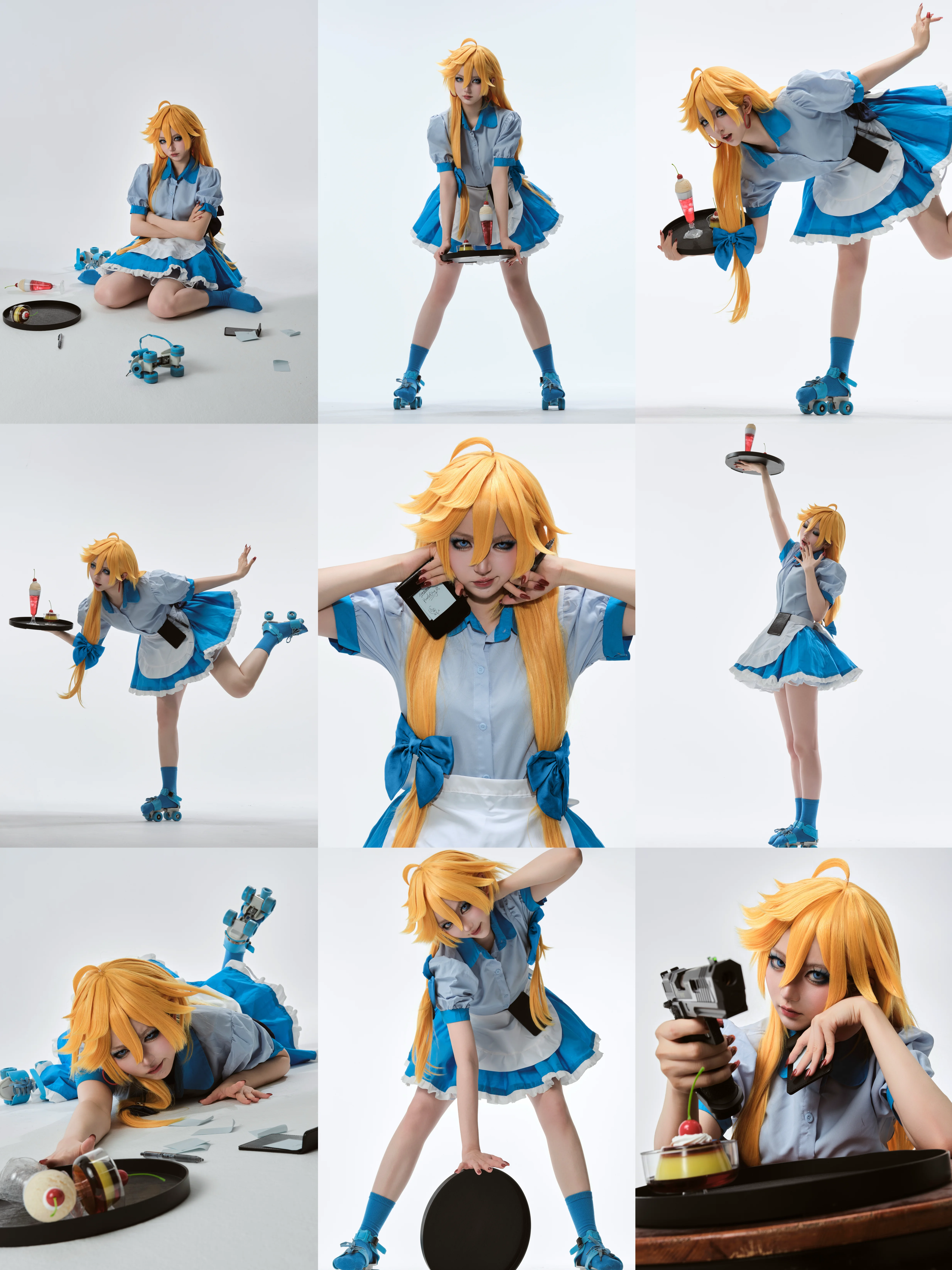 【Panty cos】吊带袜天使里的冷门服务员套 - 第 1 张