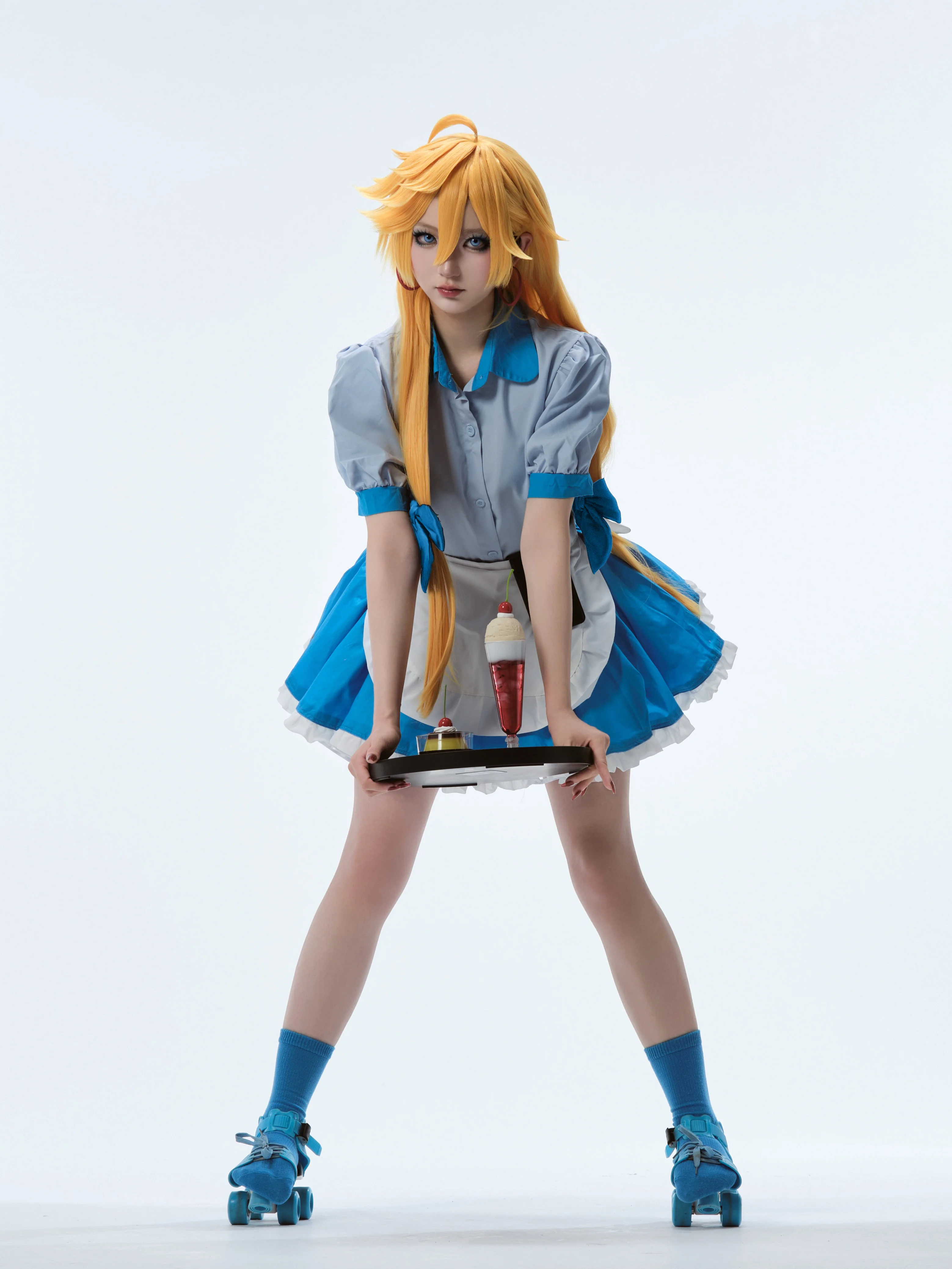 【Panty cos】吊带袜天使里的冷门服务员套 - 第 4 张