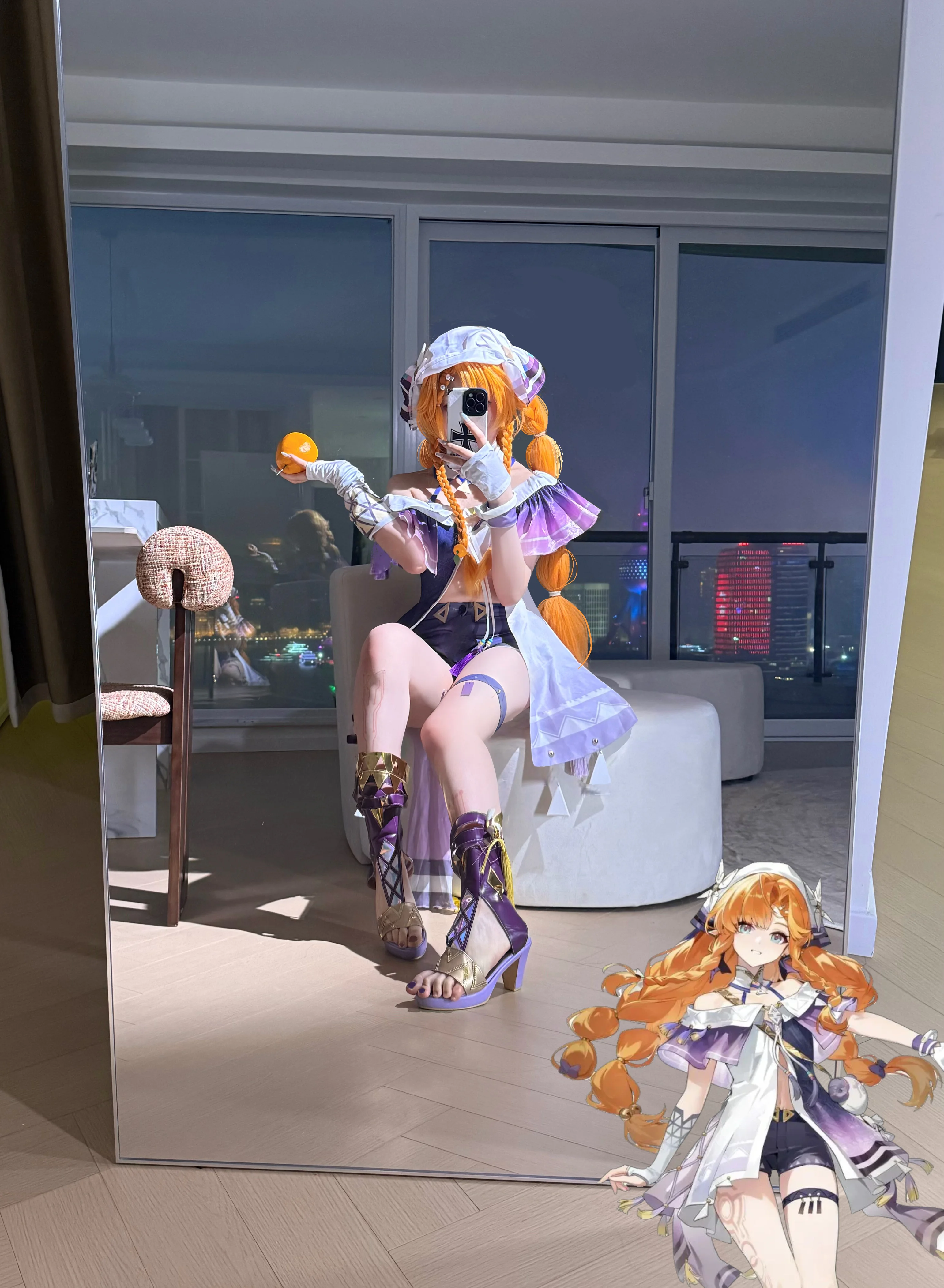 【西格莉卡cos】鸣潮里的柑橘味元气少女 - 第 1 张