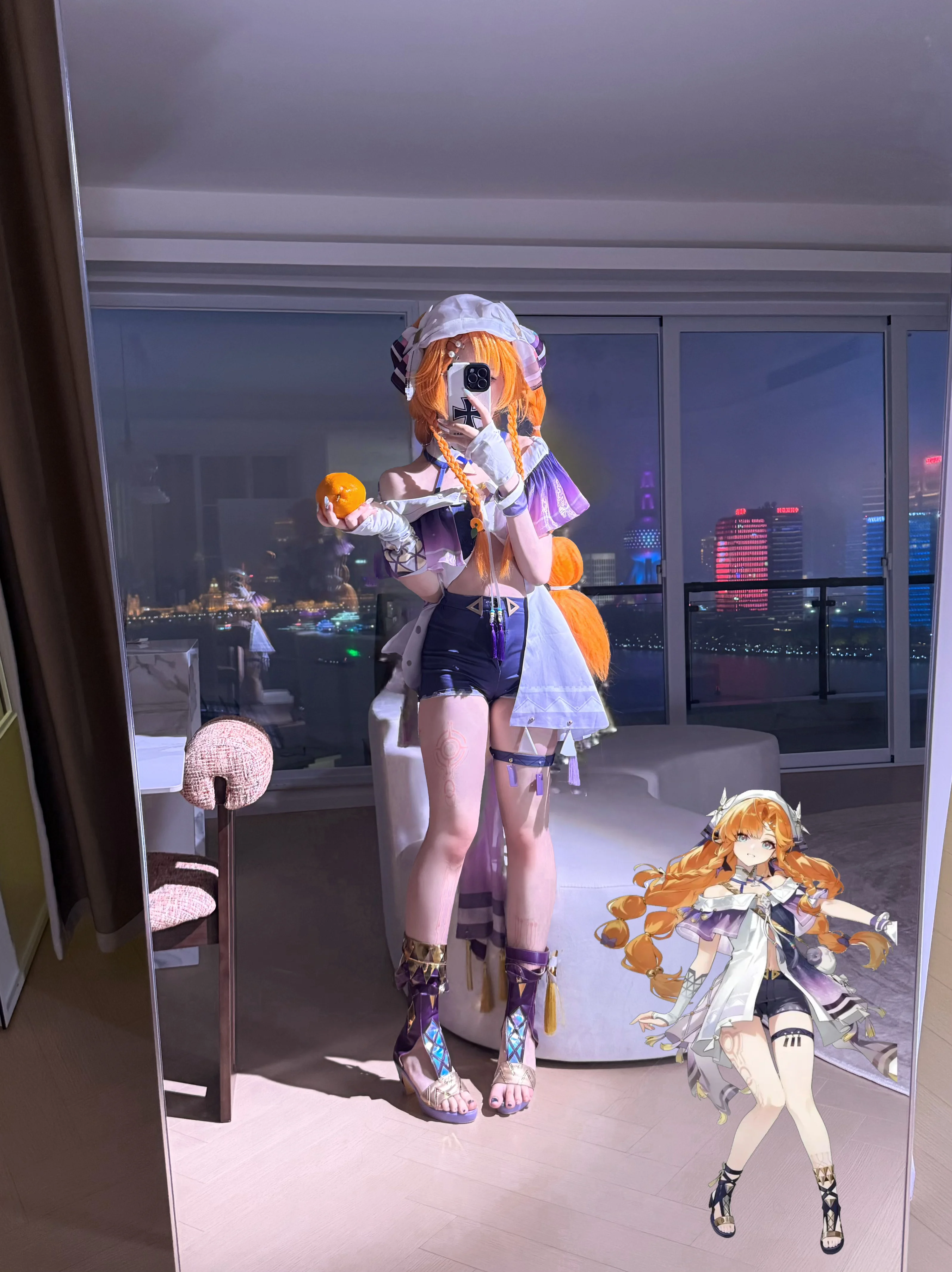 【西格莉卡cos】鸣潮里的柑橘味元气少女