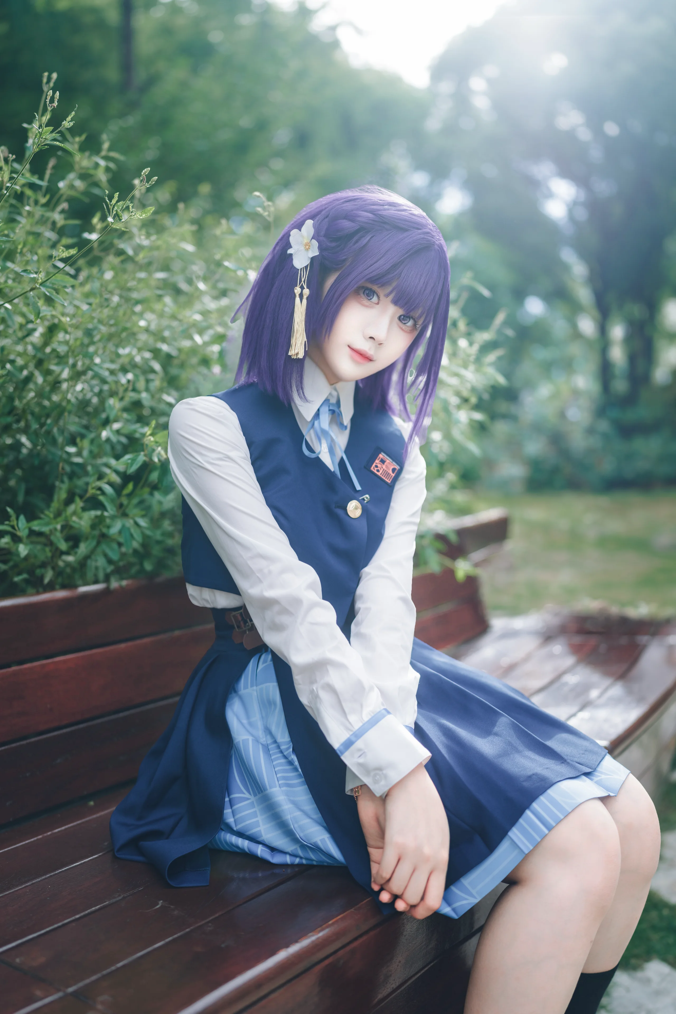 【秦谷美铃cos】学马仕的森林里，捕捉那一抹属于她的静谧