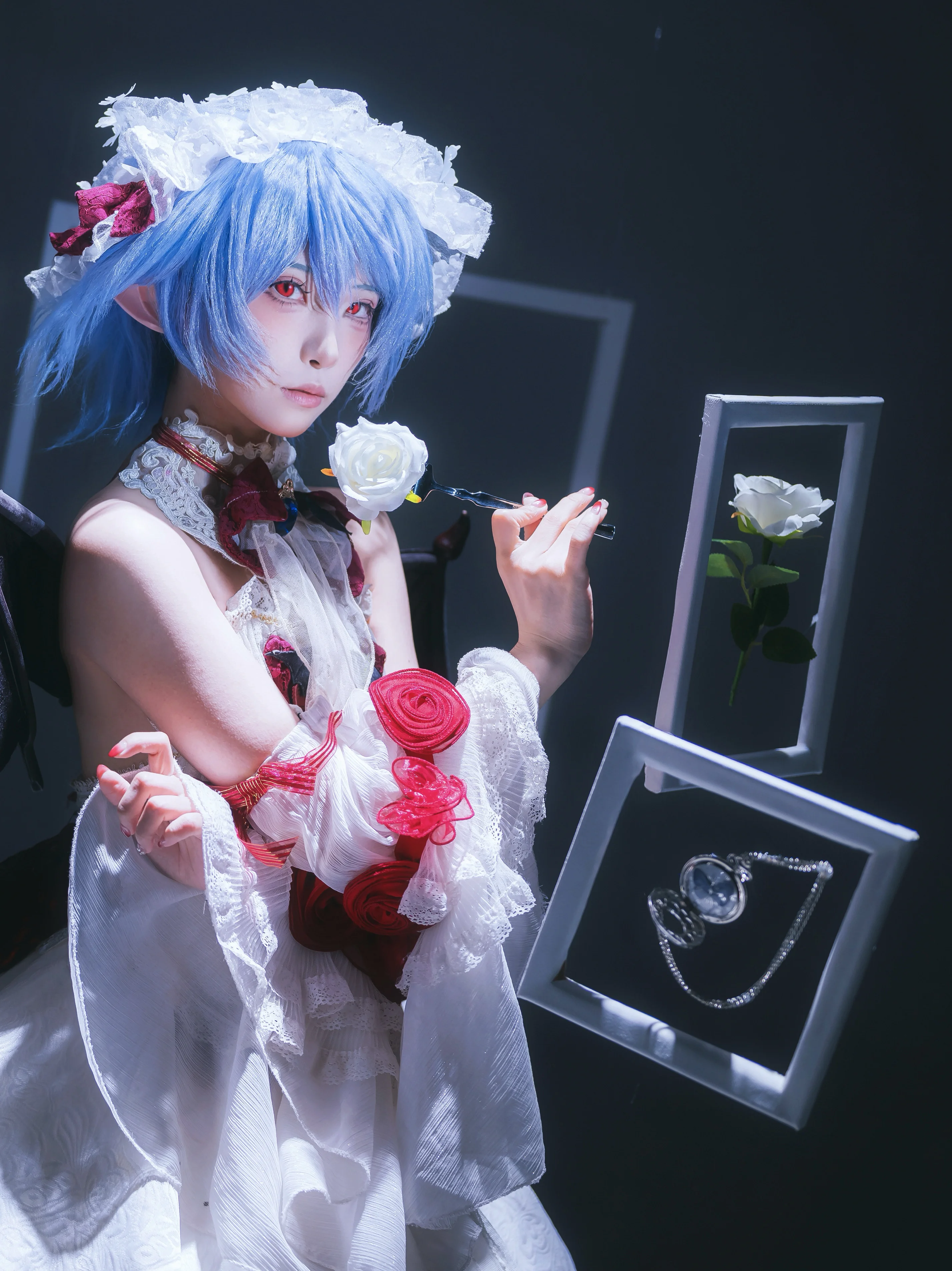 【蕾米莉亚cos】东方Project的暗夜蔷薇少女