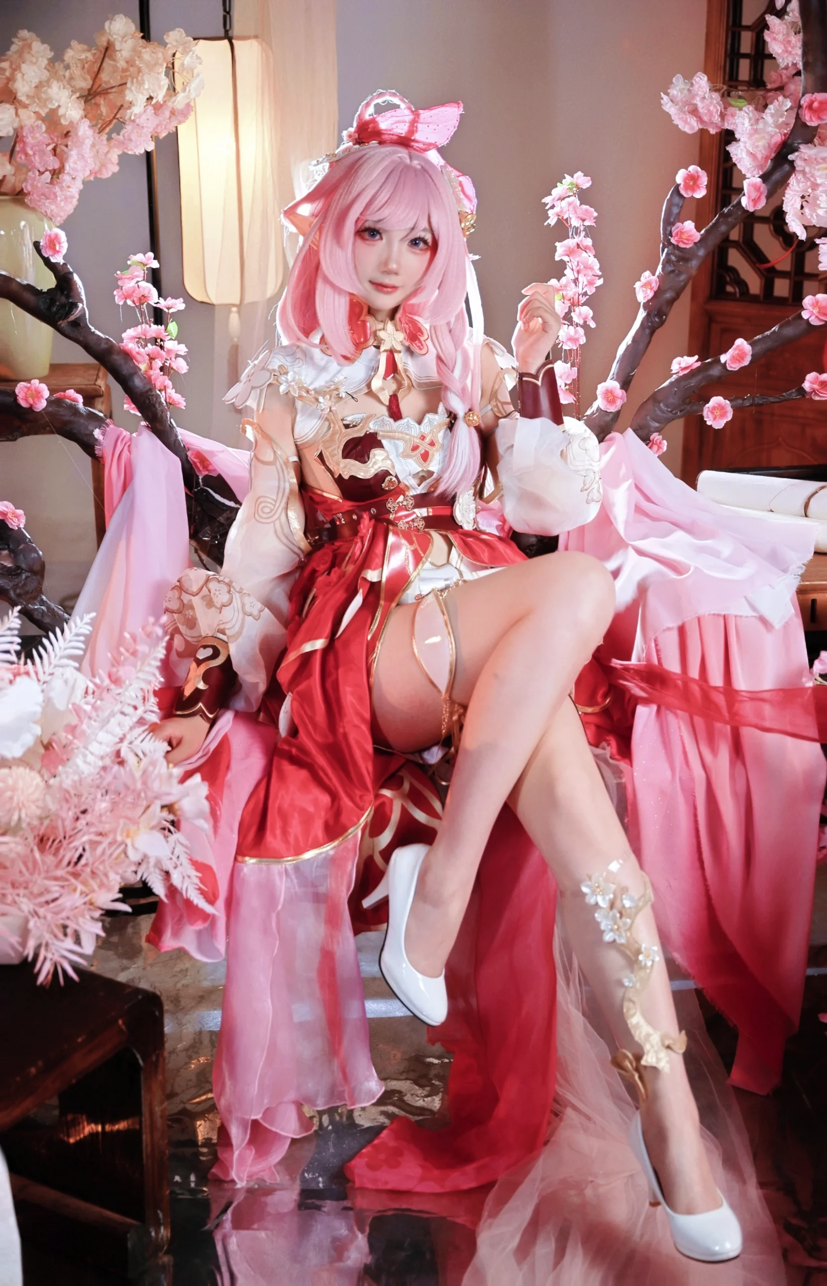 【愛莉希雅cos】春好桃夭，與愛莉一起迎接這個春天 - 第 1 張