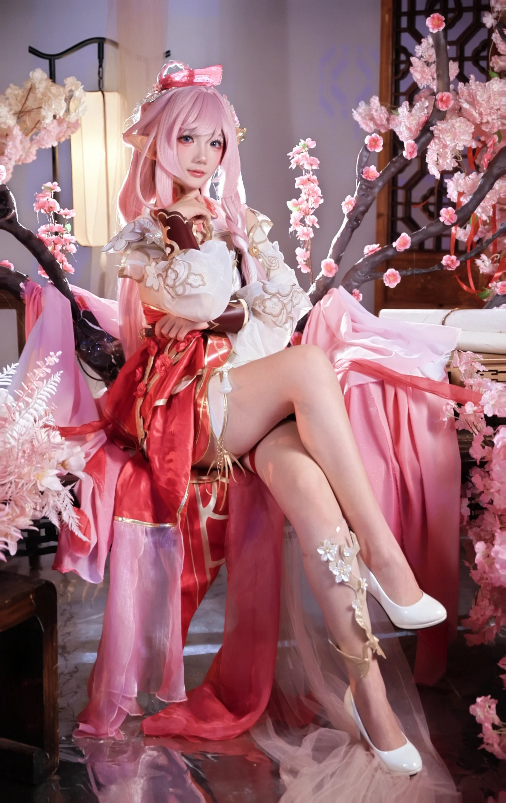 【愛莉希雅cos】春好桃夭，與愛莉一起迎接這個春天