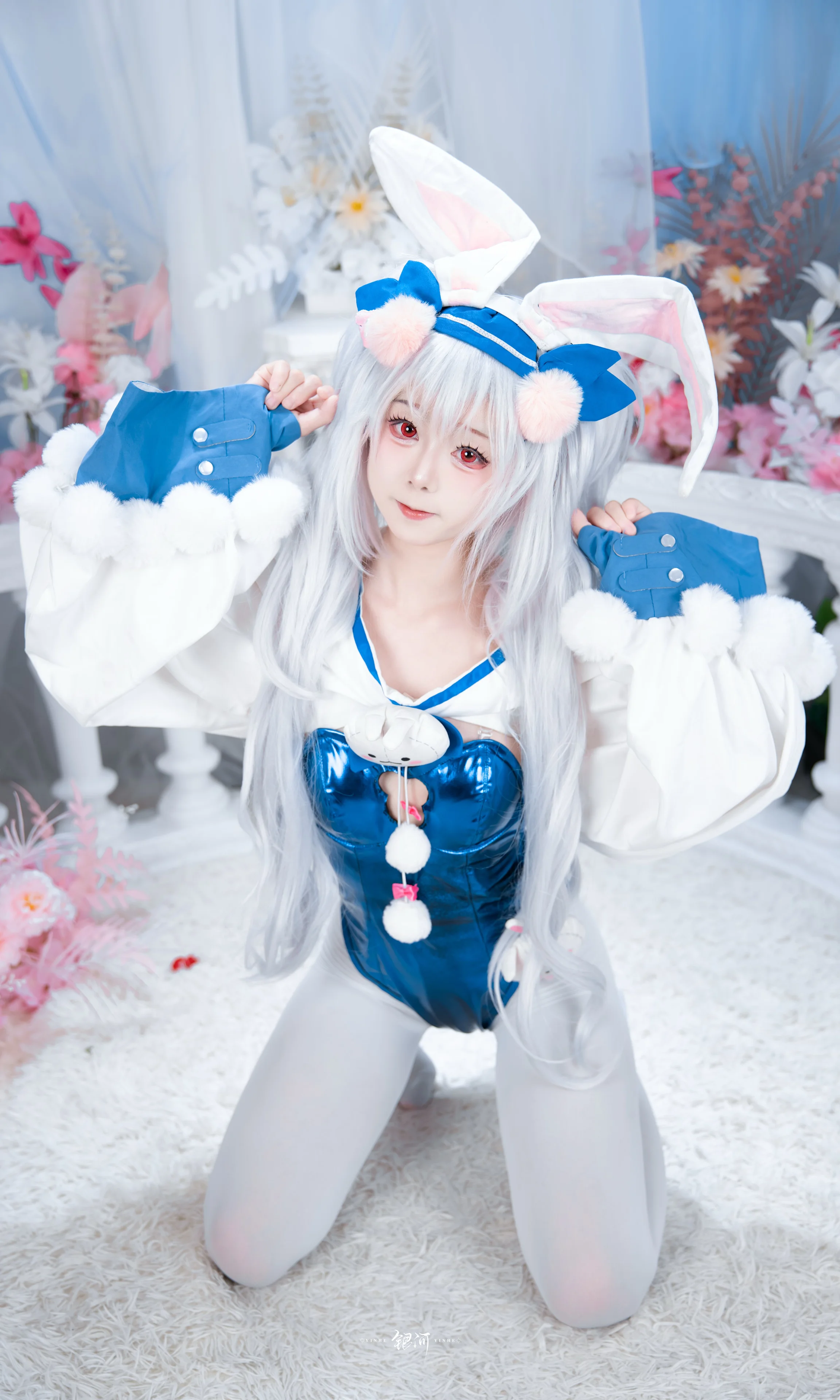 【ラフィー コスプレ】アズールレーン、物憂げな少女の洗練されたスタジオ撮影 - 12 枚目