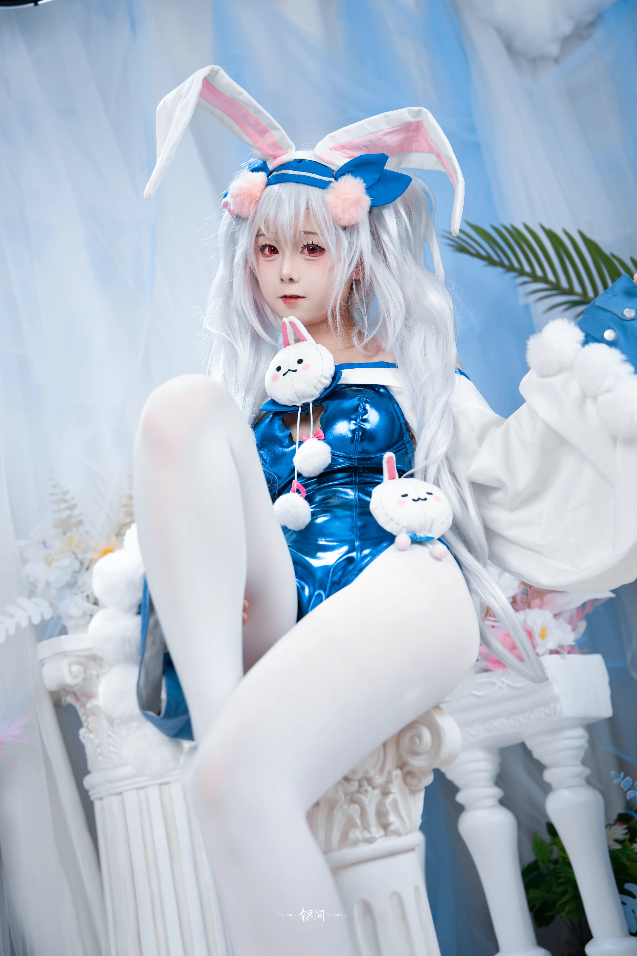 【ラフィー コスプレ】アズールレーン、物憂げな少女の洗練されたスタジオ撮影 - 3 枚目