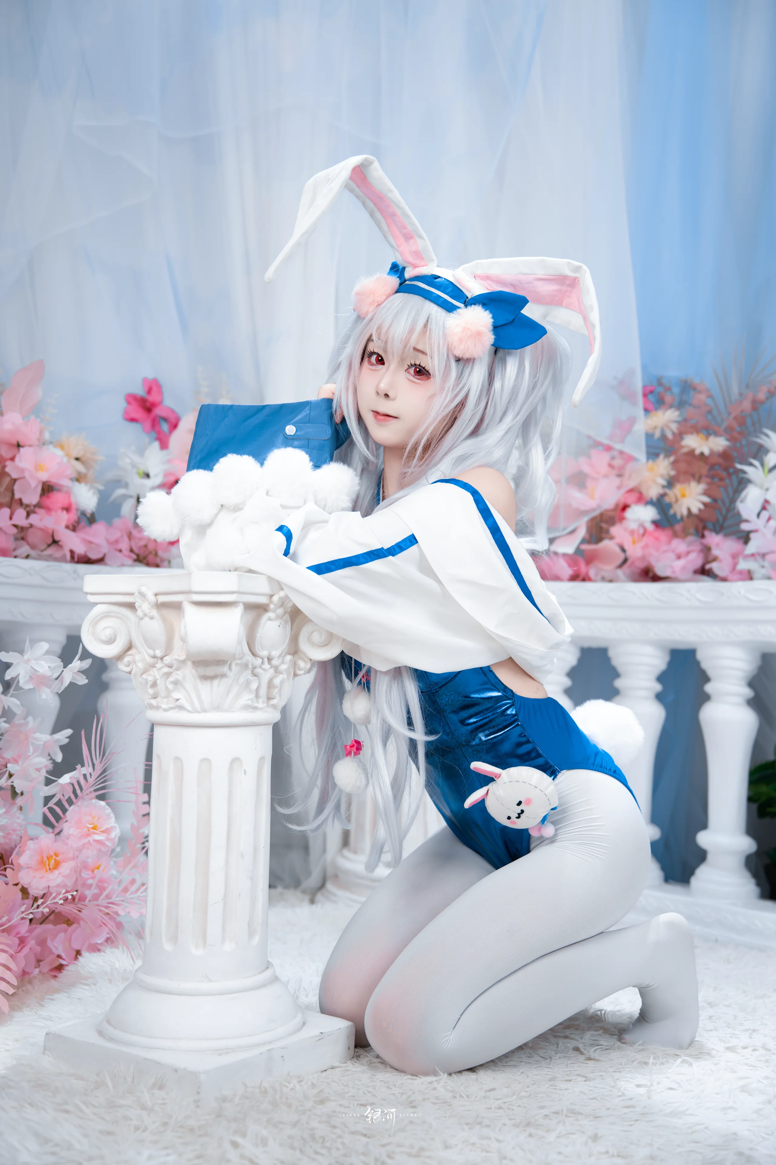 【ラフィー コスプレ】アズールレーン、物憂げな少女の洗練されたスタジオ撮影 - 4 枚目