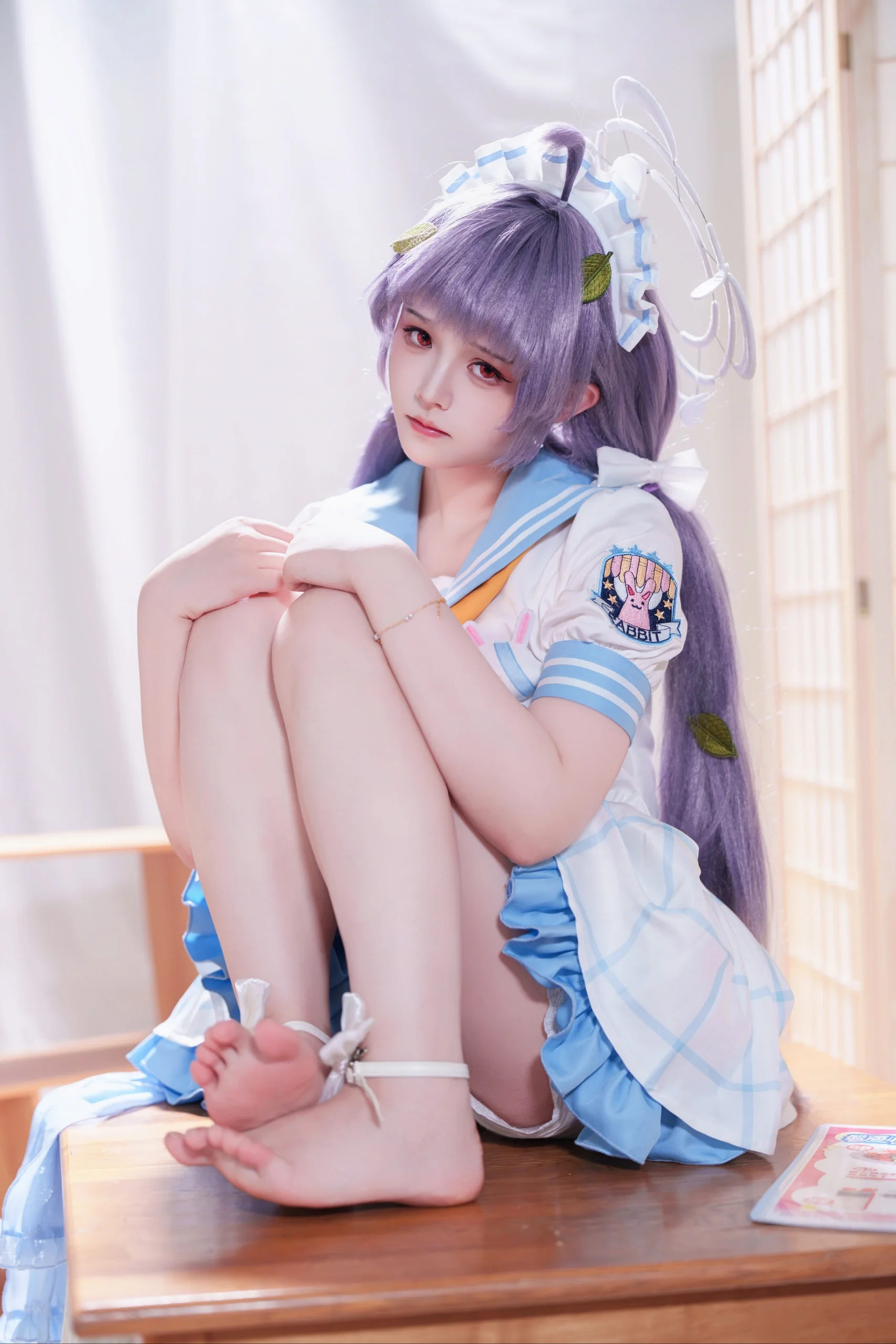 [Kasumizawa Miyu cosplay] The Girlish Vibe of Wanting to Get Closer to Sensei in Blue Archive