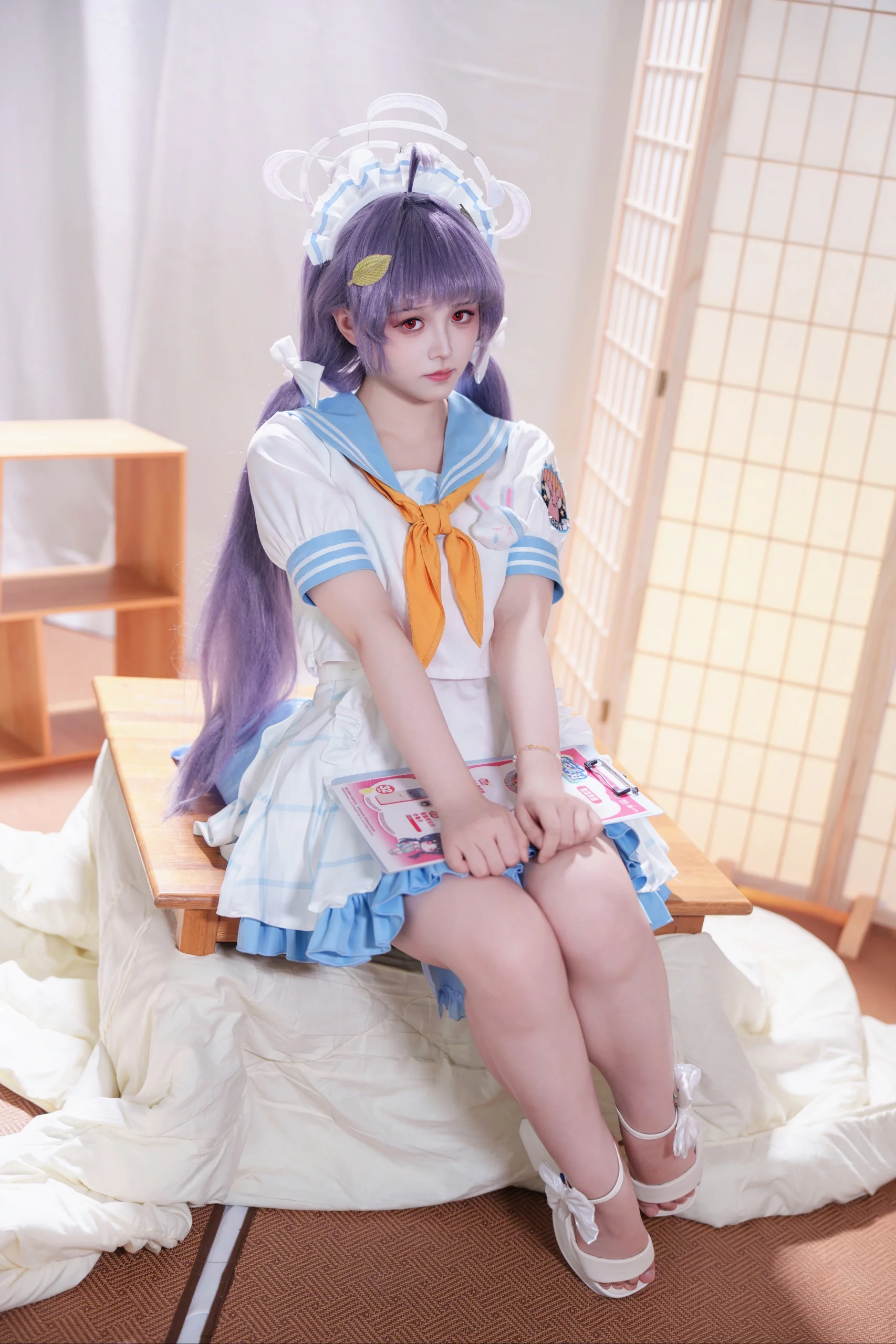[Kasumizawa Miyu cosplay] The Girlish Vibe of Wanting to Get Closer to Sensei in Blue Archive - Image 2