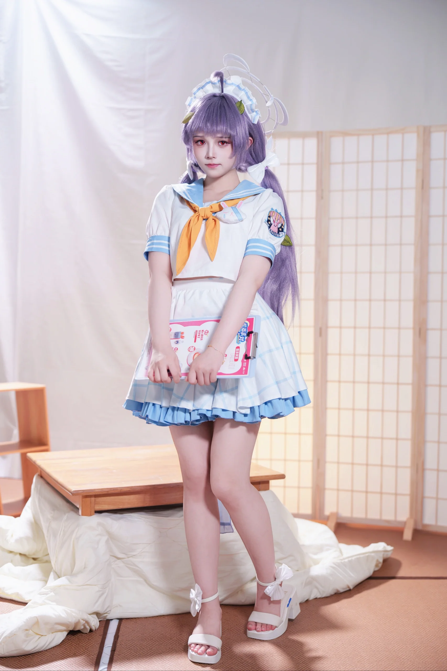 [Kasumizawa Miyu cosplay] The Girlish Vibe of Wanting to Get Closer to Sensei in Blue Archive - Image 3