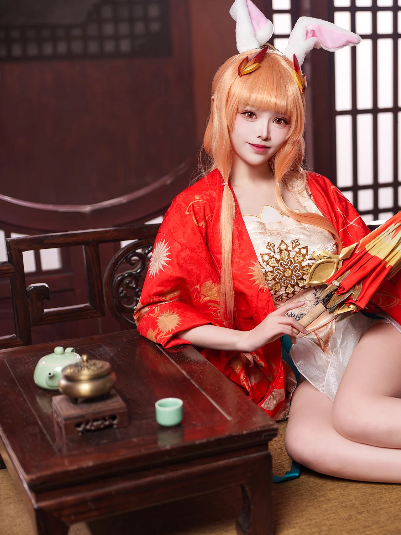 【公孙离cos】王者荣耀惊鸿舞，油纸伞下的长安记忆 - 第 5 张