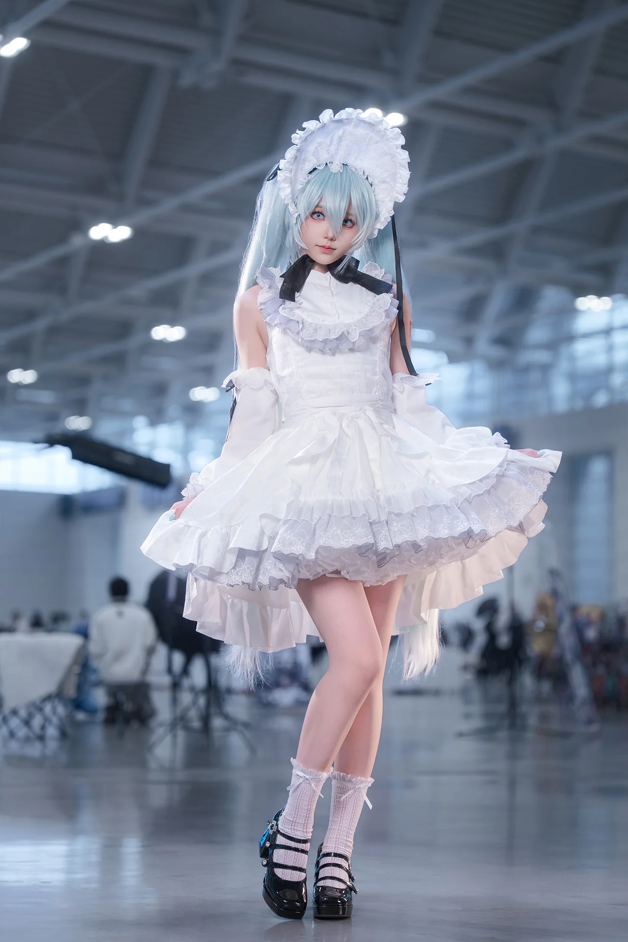 【初音未来cos】穿这套古典人偶装去瞳画漫展啦 - 第 2 张