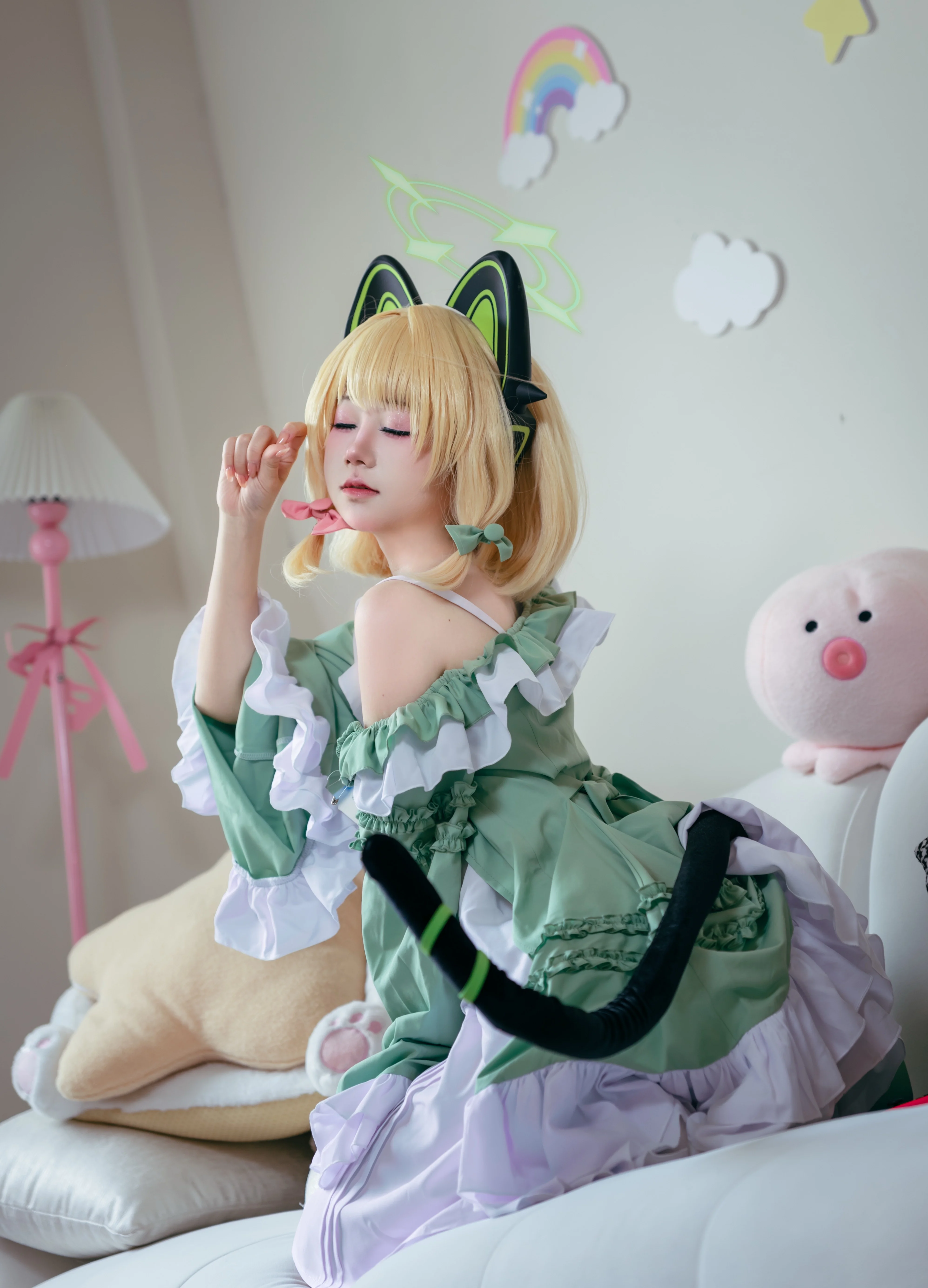 【才羽绿cos】游戏开发部的治愈日常 - 第 4 张