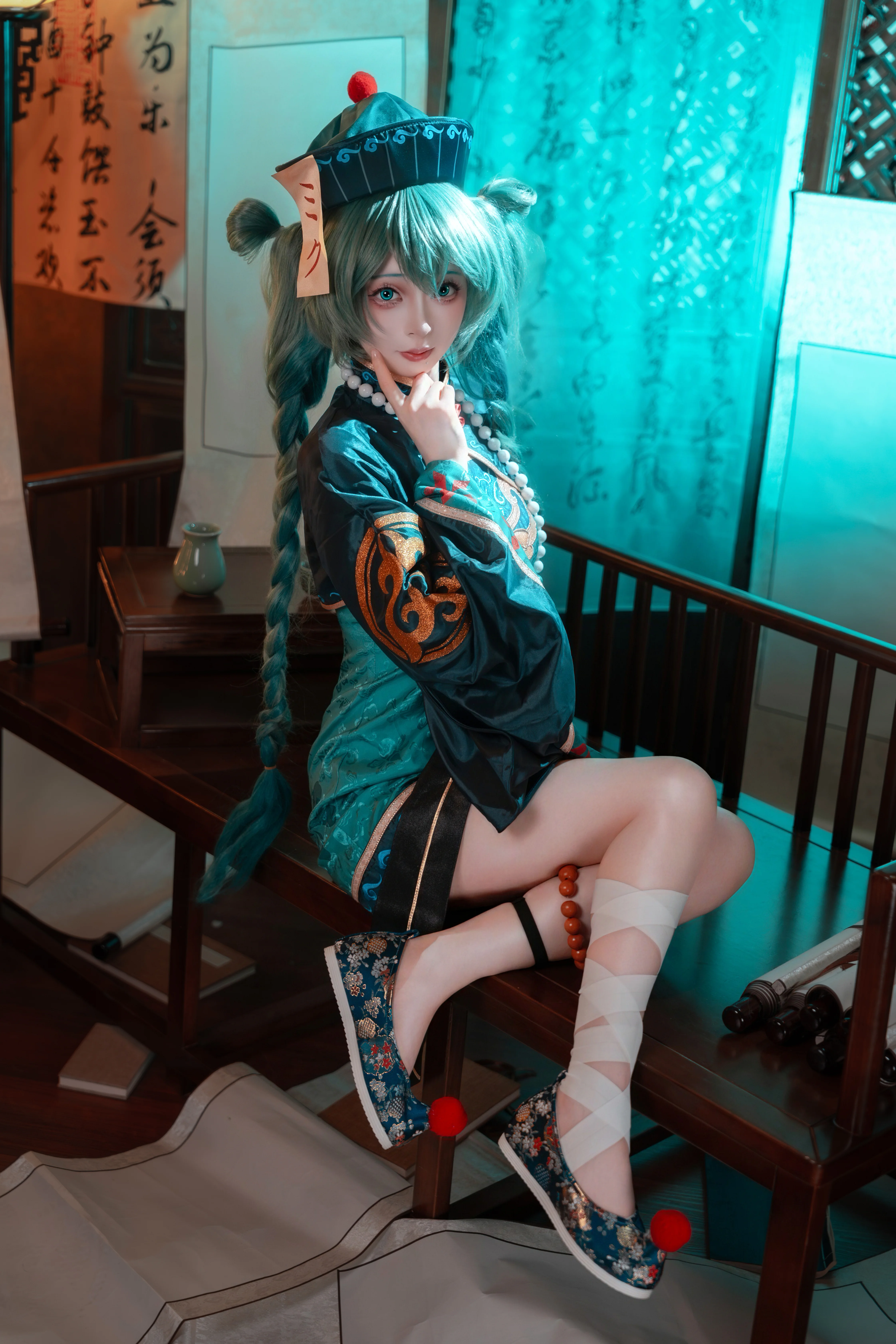 【初音未來cos】小殭屍造型的另類演繹