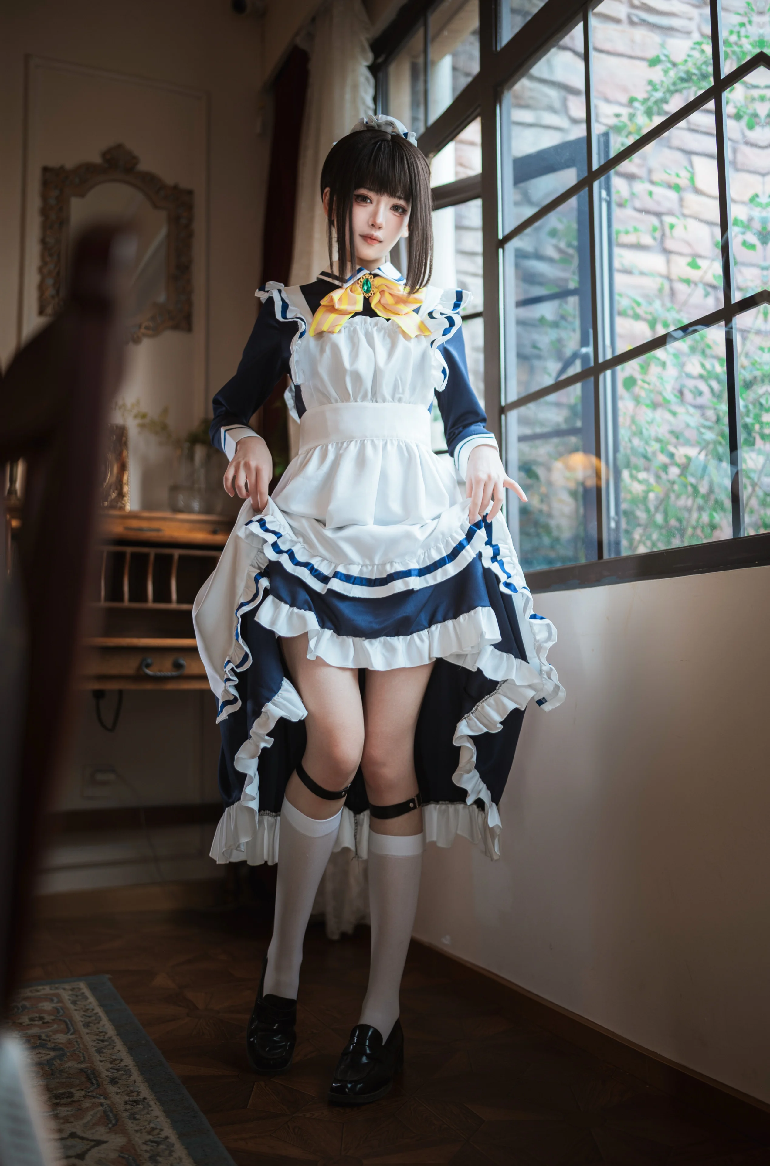 【四季夏目cos】星光咖啡馆里的女仆优雅瞬间 - 第 2 张