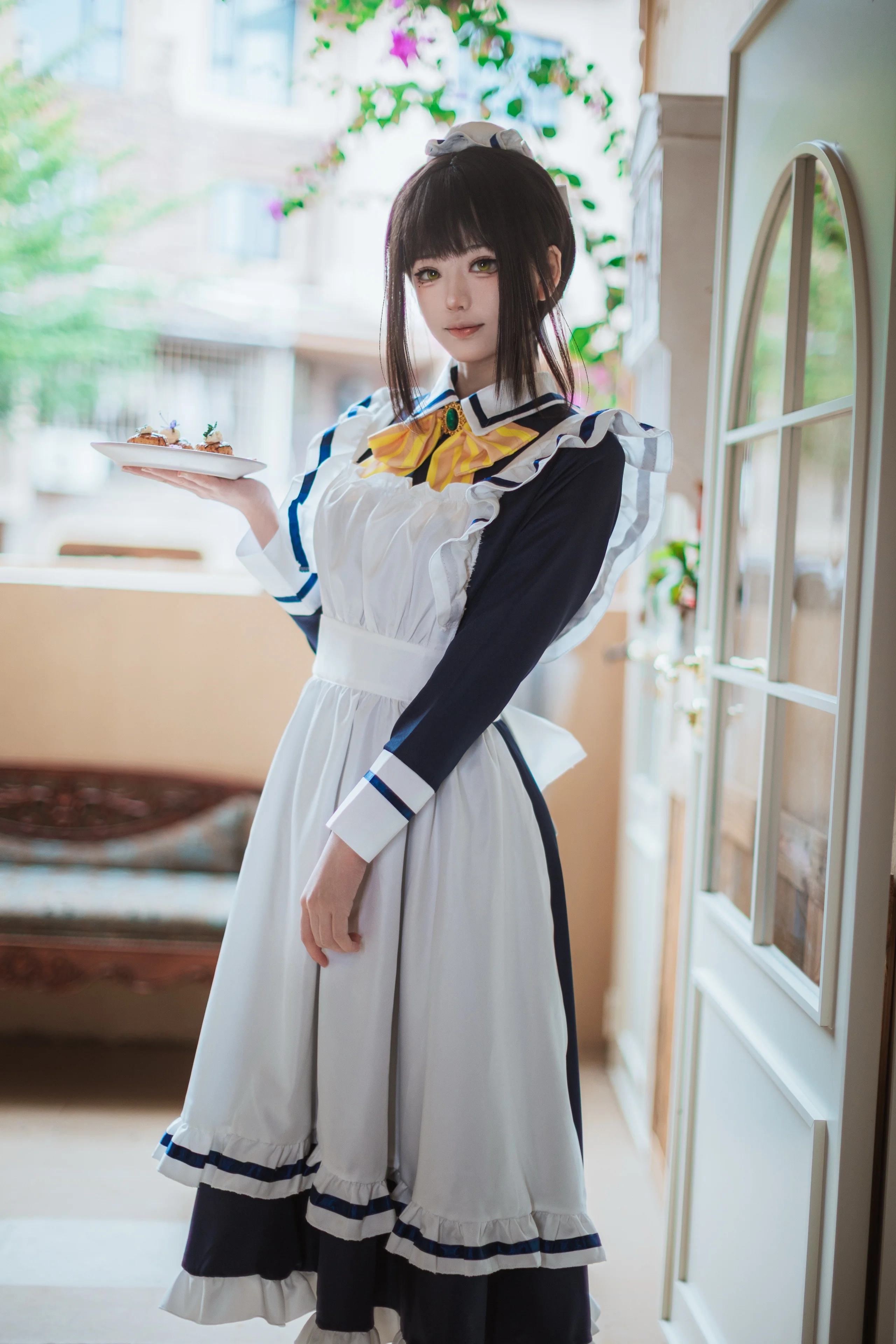 【四季夏目cos】星光咖啡馆里的女仆优雅瞬间 - 第 3 张