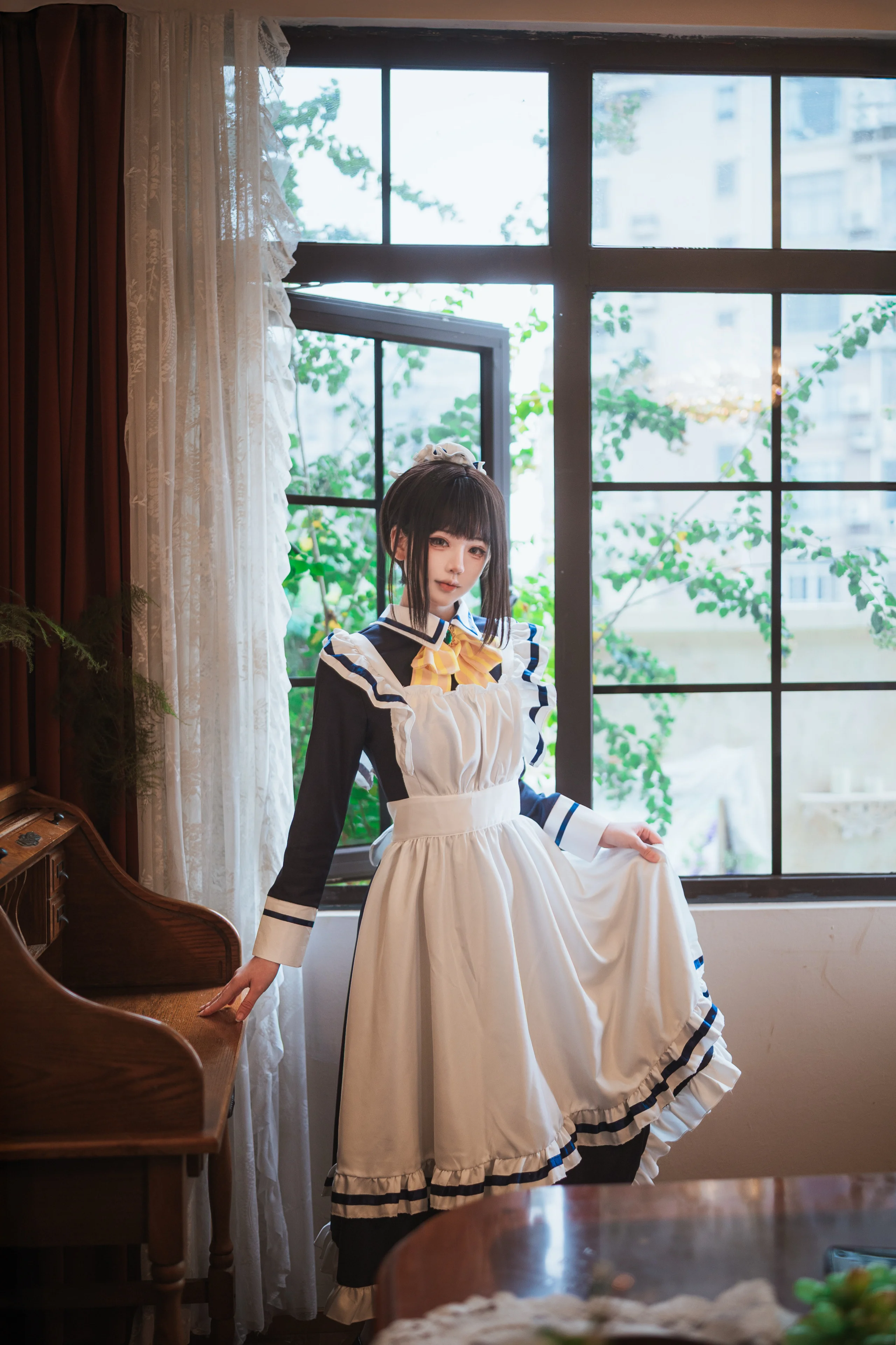 【四季夏目cos】星光咖啡馆里的女仆优雅瞬间 - 第 6 张