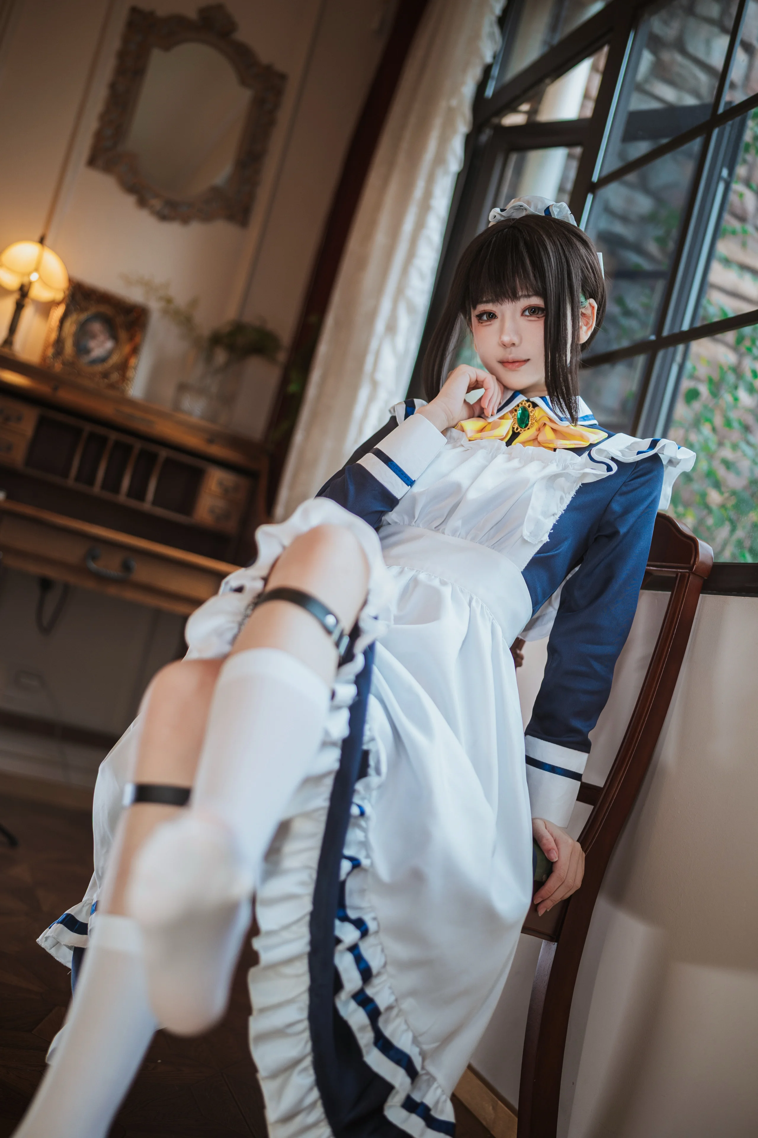 【四季夏目cos】星光咖啡馆里的女仆优雅瞬间 - 第 8 张