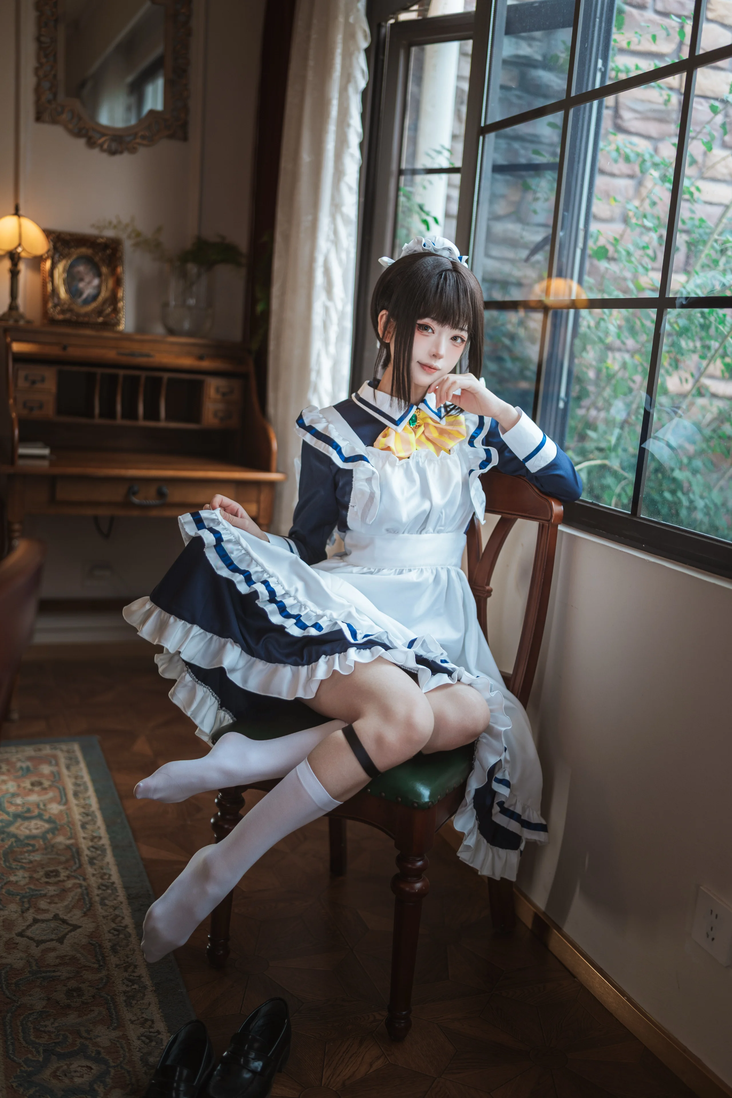 【四季夏目cos】星光咖啡馆里的女仆优雅瞬间 - 第 9 张
