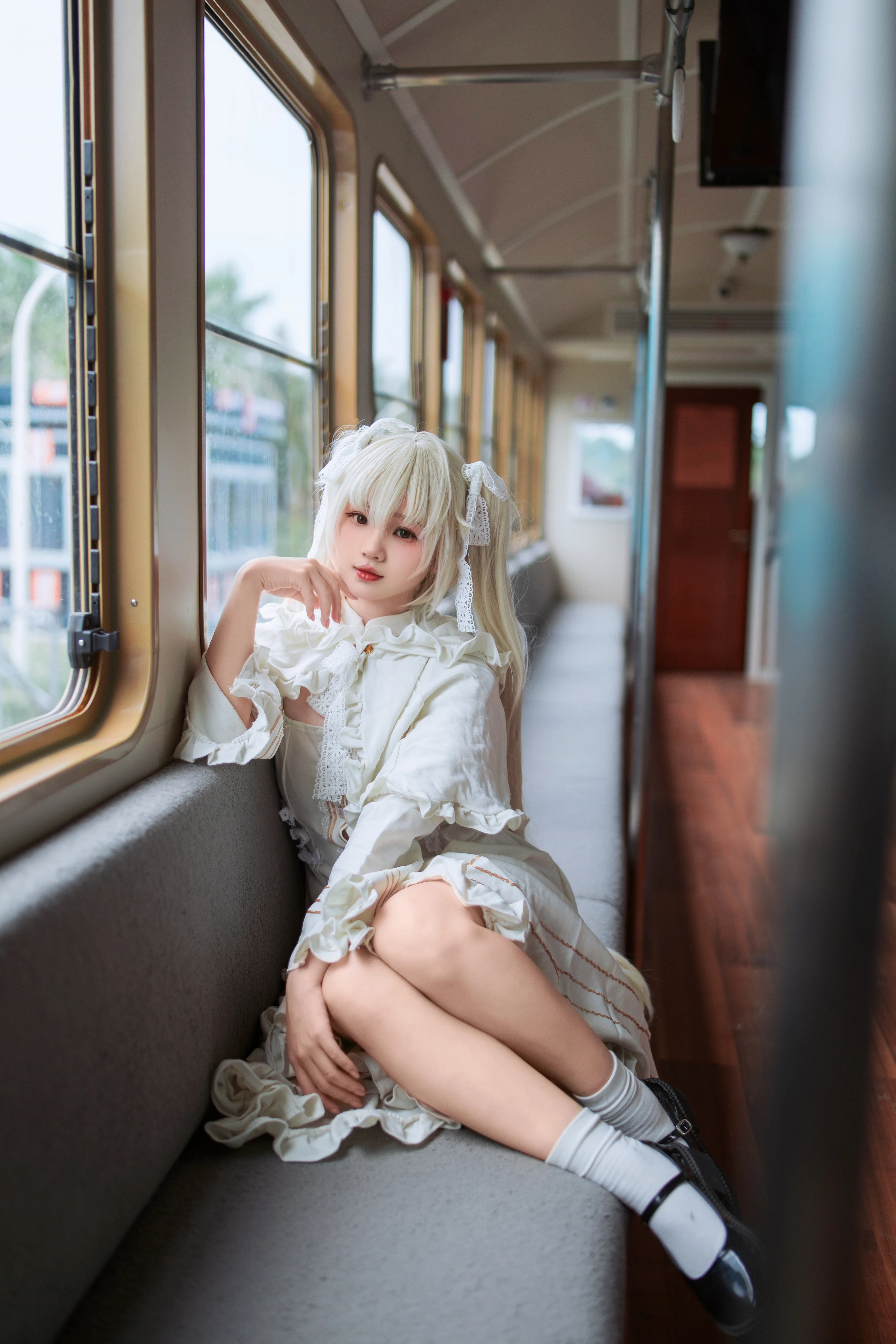 【穹妹cos】缘之空中的夏日列车，捕捉湿润的夏日气息 - 第 3 张