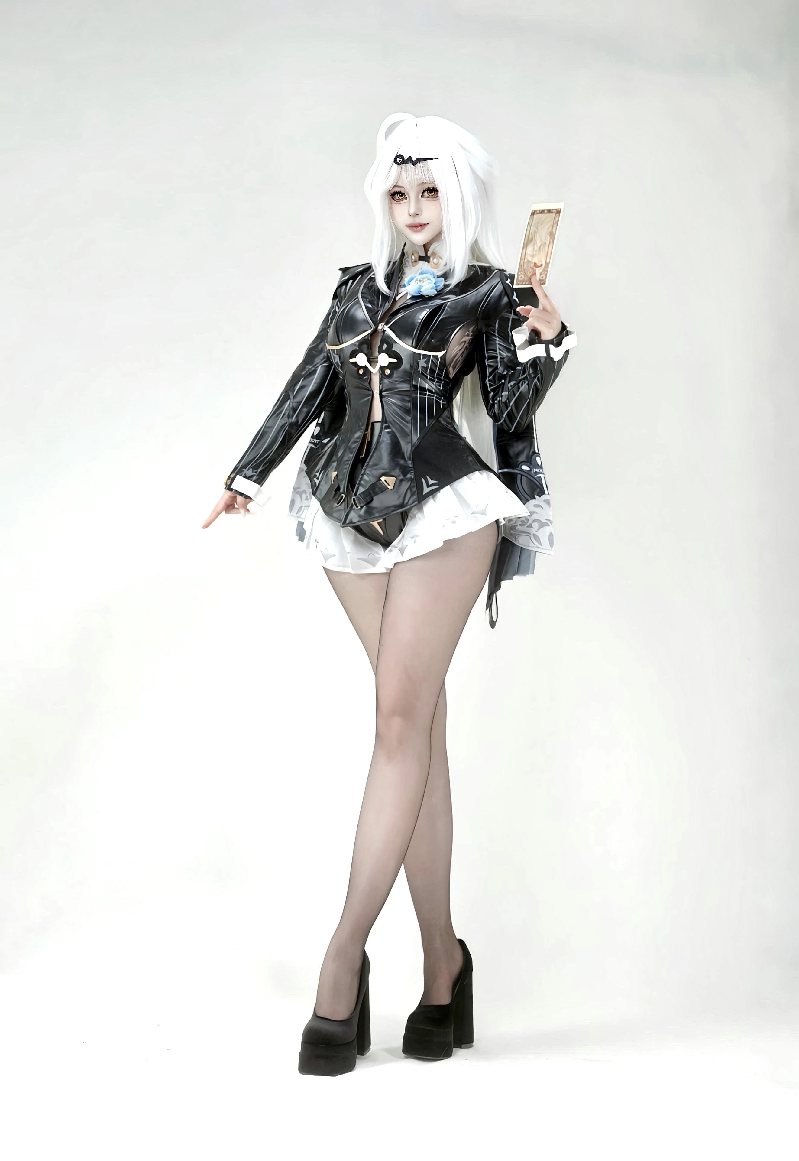 【儀玄 コスプレ】ゼンレスゾーンゼロ エナメルジャケットと白髪の表裏の組み合わせ - 2 枚目