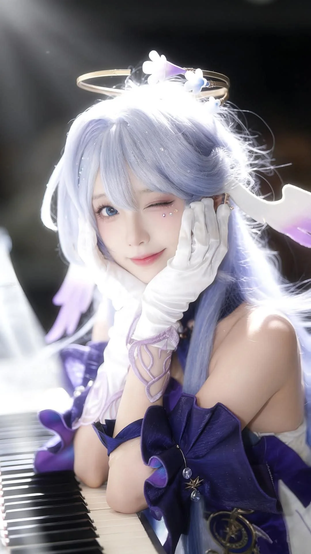 【知更鸟cos】星穹铁道的优雅光影，在琴键间流转温柔 - 第2张