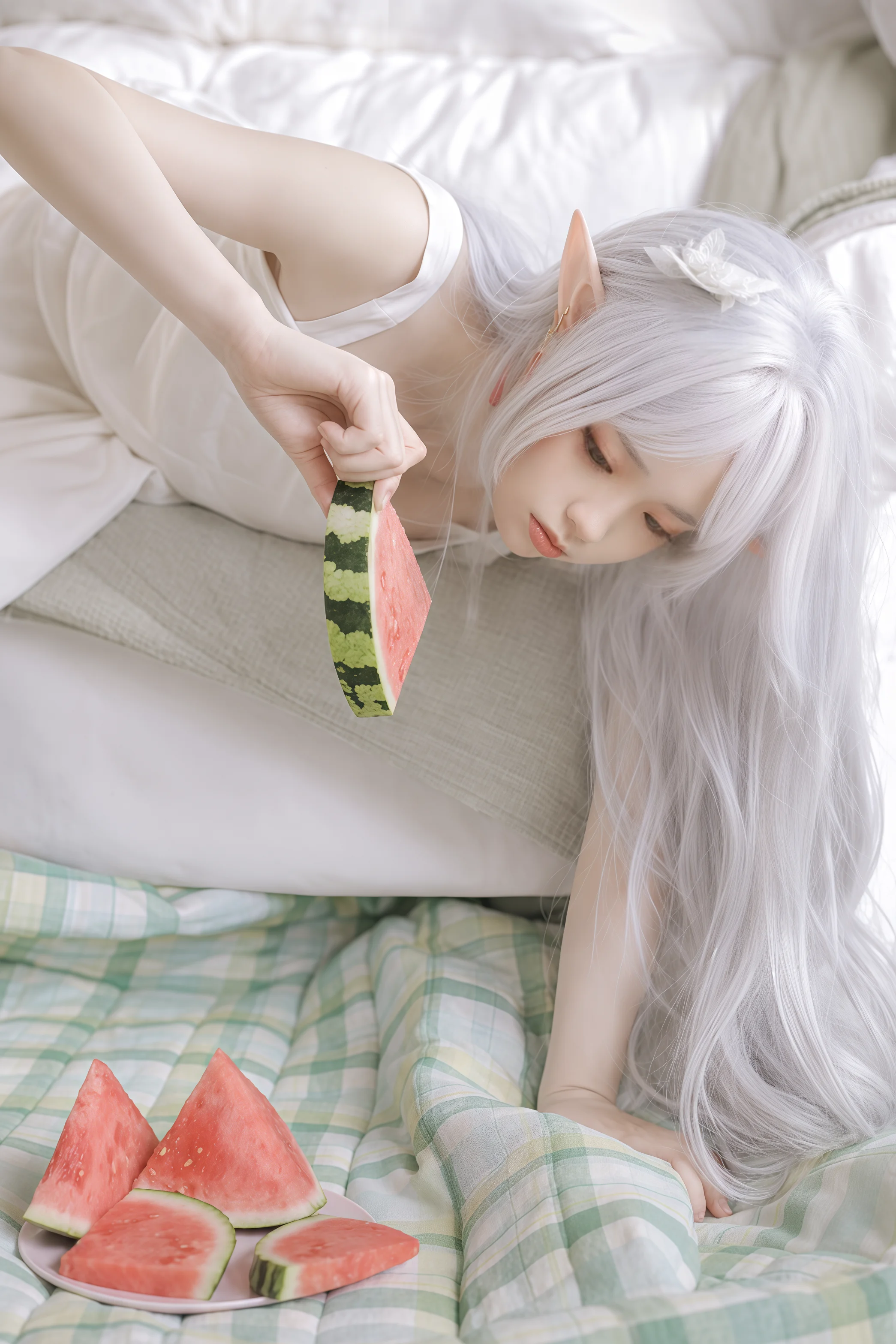 【芙莉莲cos】夏日限定·精灵和冰镇西瓜的清凉午后 - 第 2 张
