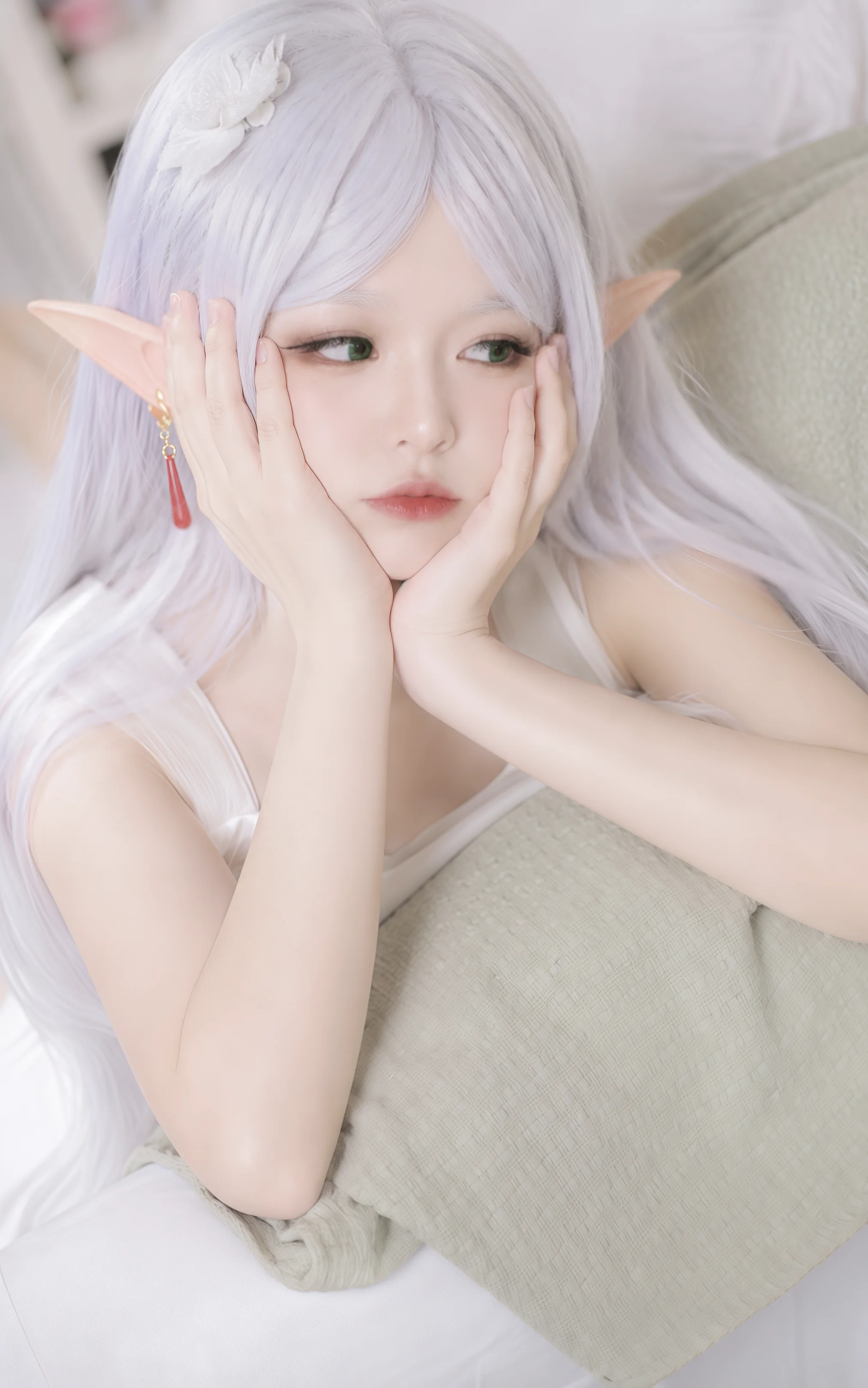 【芙莉莲cos】夏日限定·精灵和冰镇西瓜的清凉午后 - 第 3 张