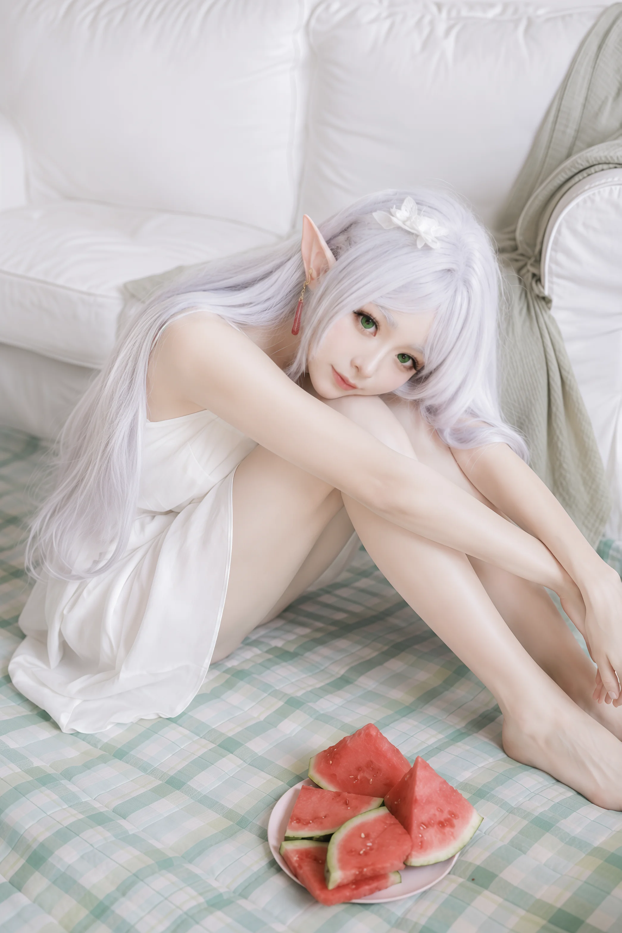 【芙莉莲cos】夏日限定·精灵和冰镇西瓜的清凉午后