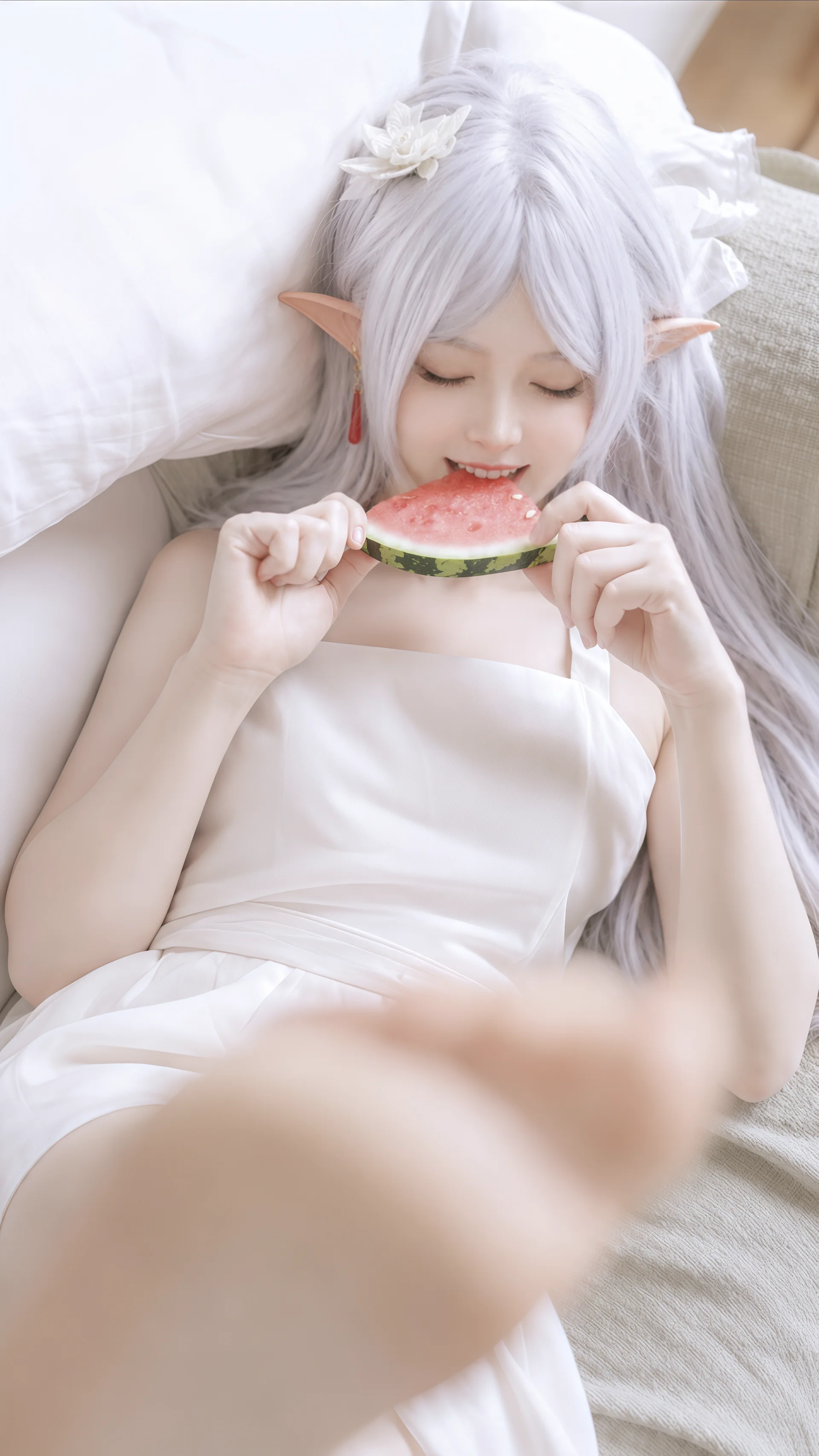 【芙莉莲cos】夏日限定·精灵和冰镇西瓜的清凉午后 - 第 5 张