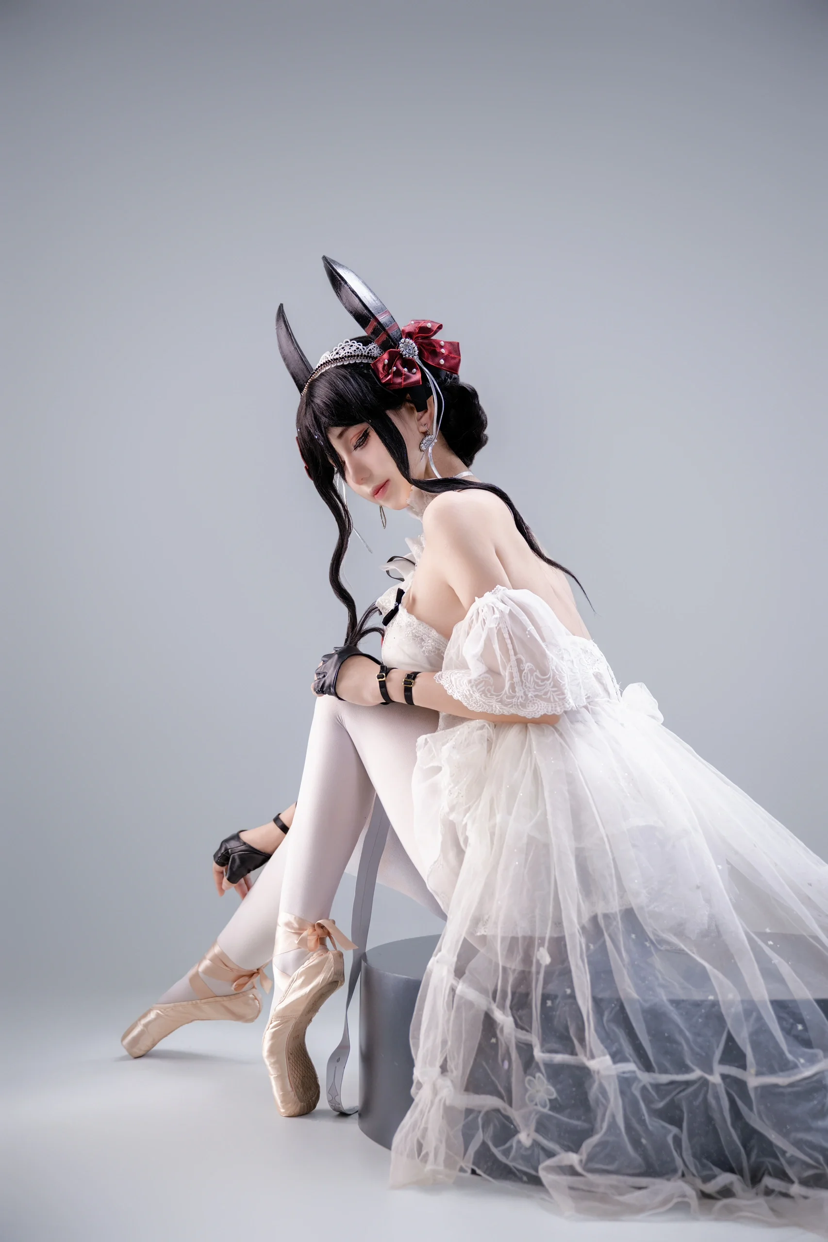 【イネス コスプレ】アークナイツのバレリーナ、つま先立ちのエレガンス - 1 枚目
