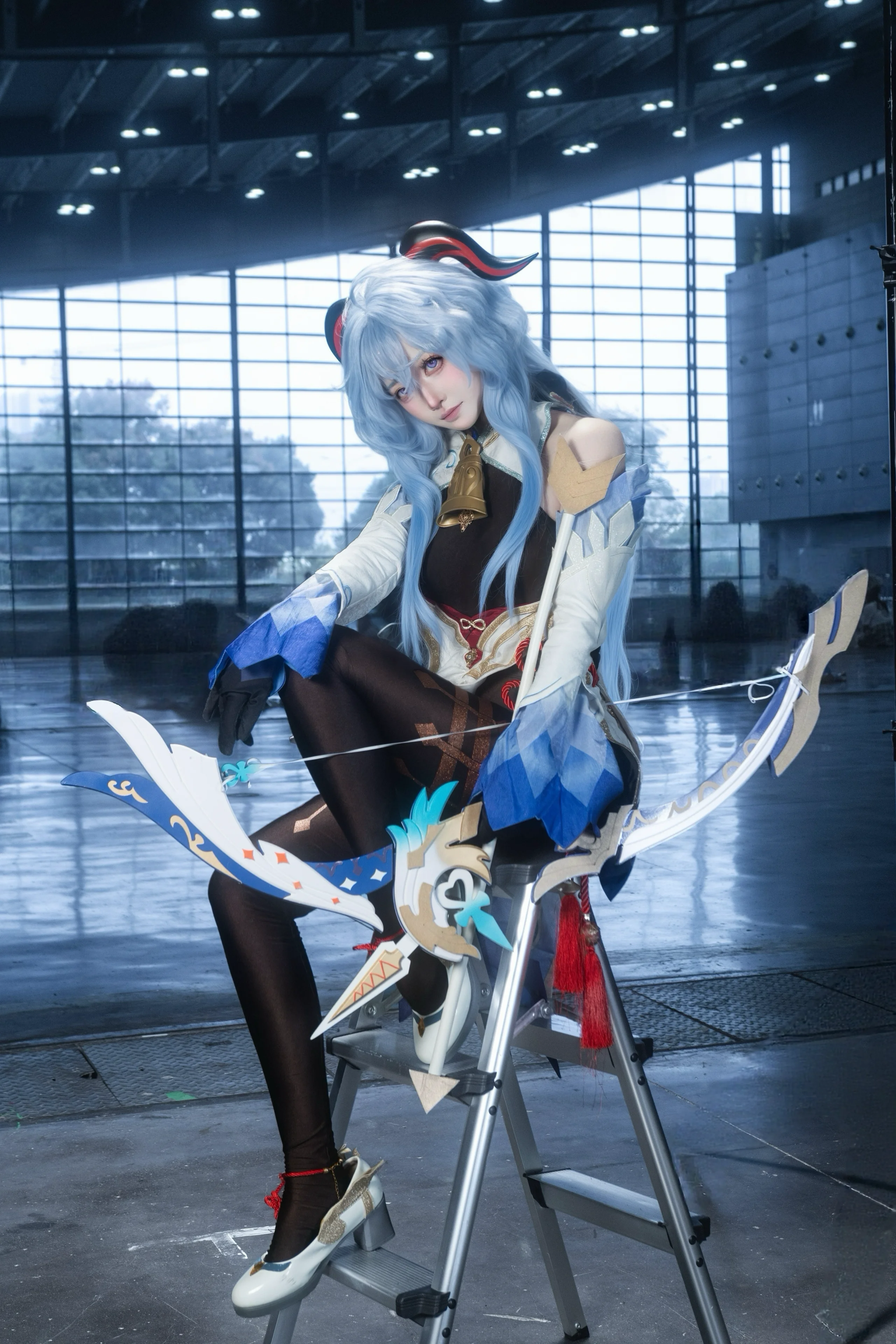 【甘雨cos】国庆ACC漫展的冰系弓手场照 - 第 2 张