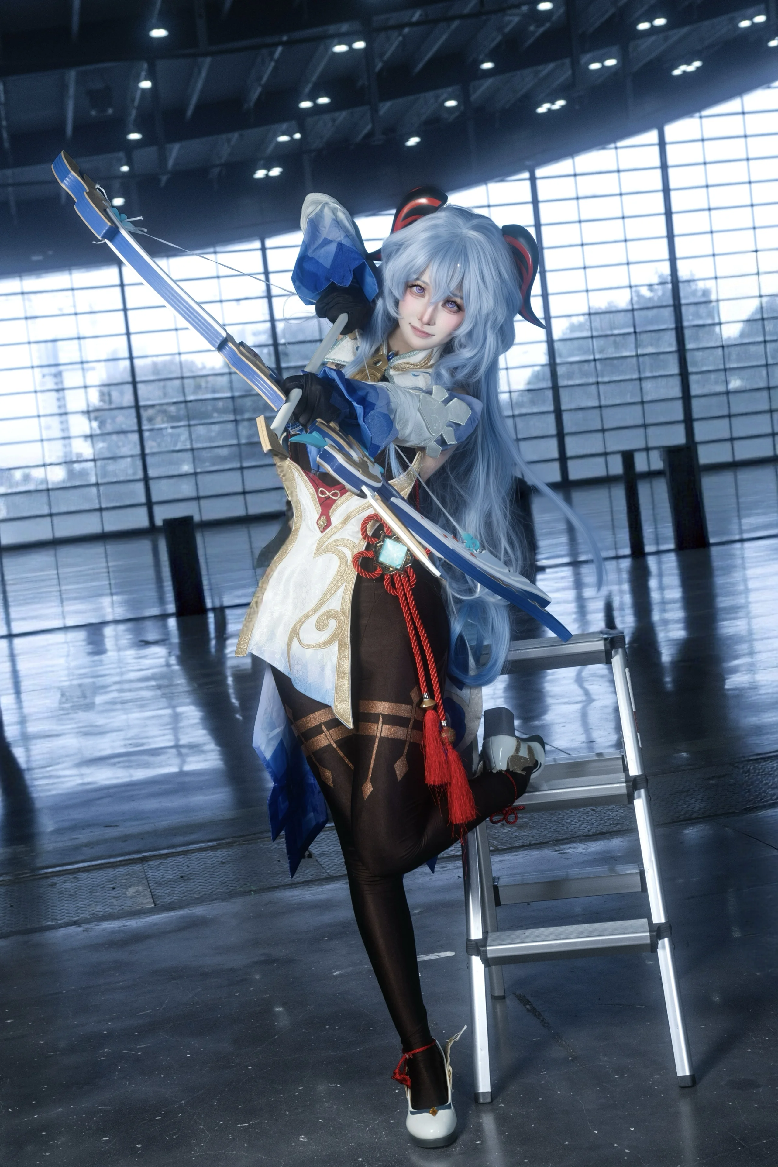 【甘雨cos】国庆ACC漫展的冰系弓手场照 - 第 3 张