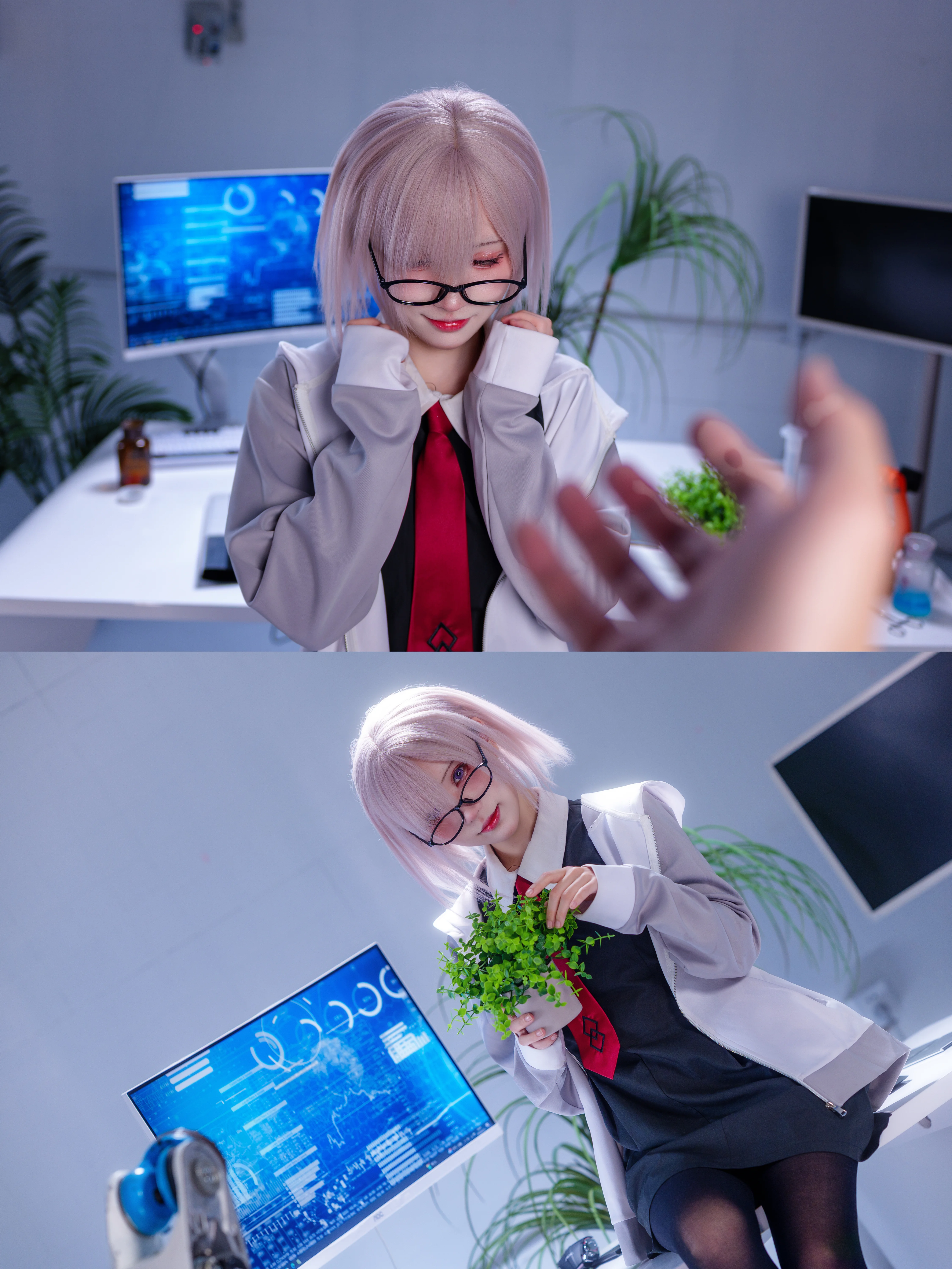 【マシュコスプレ】Fate/Grand Orderの穏やかな日常、後輩の優しい横顔 - 1 枚目