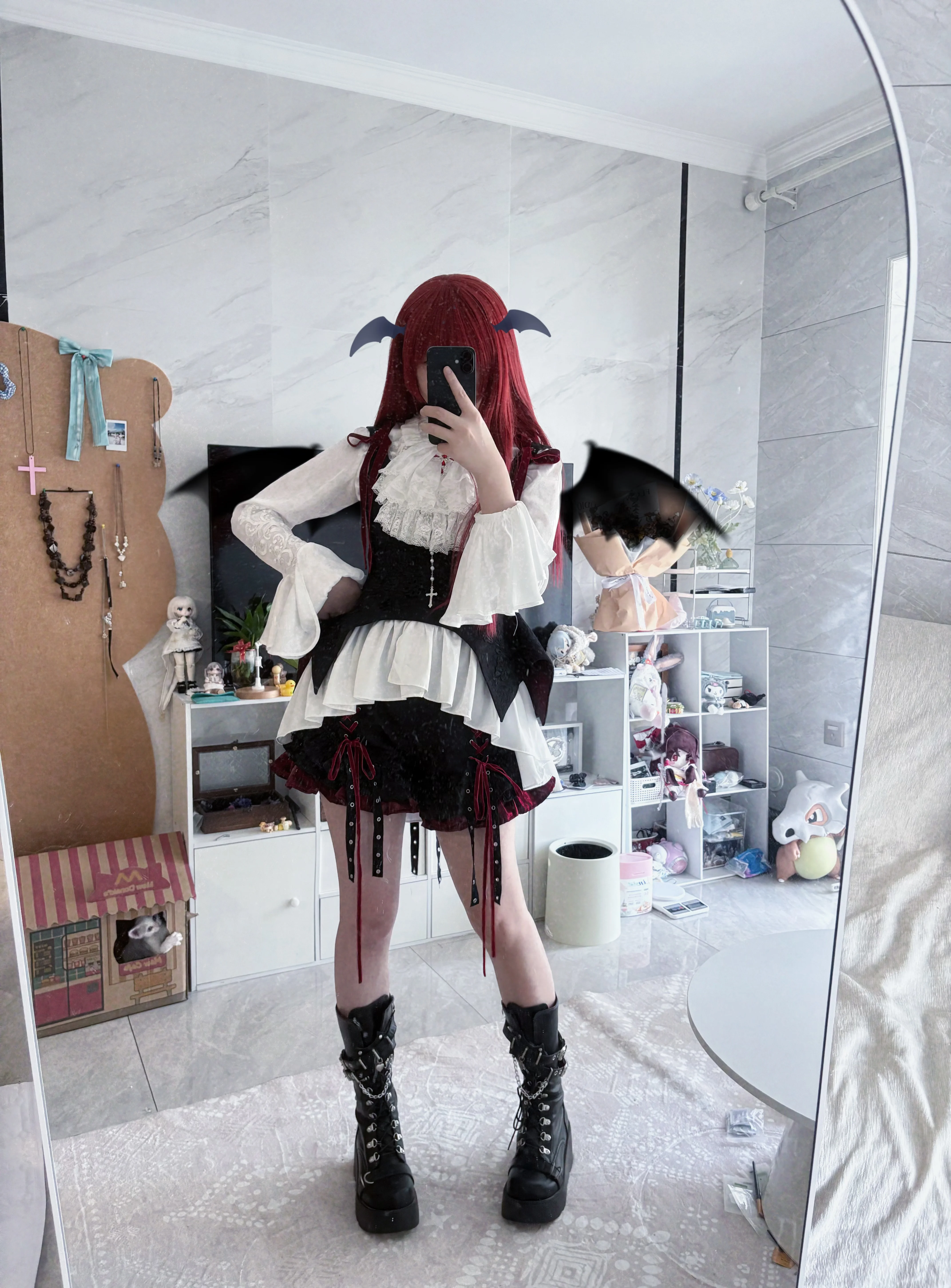 【小恶魔cos】东方project的暗黑系穿搭，细节控狂喜