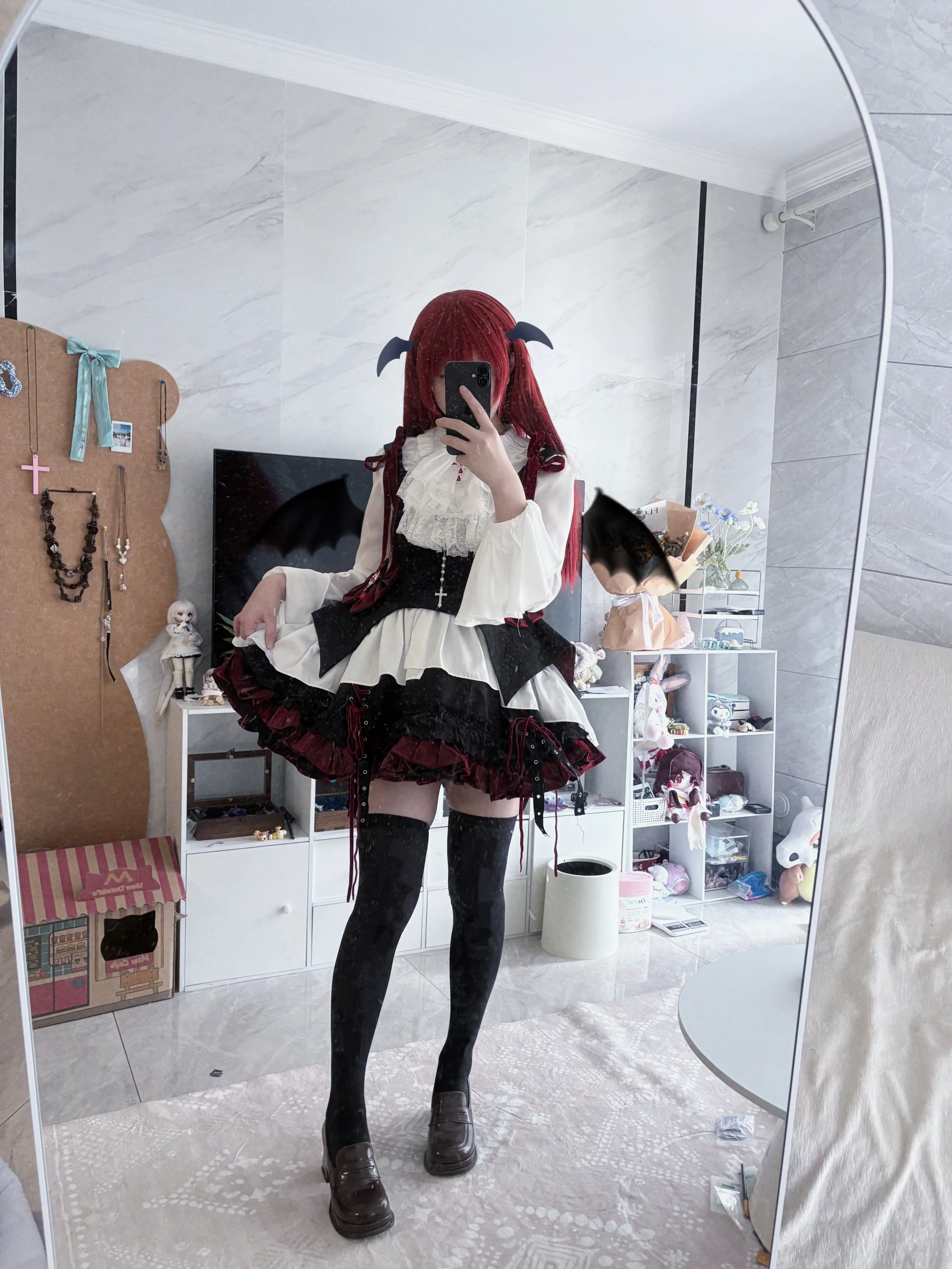 【小恶魔cos】东方project的暗黑系穿搭，细节控狂喜 - 第 2 张