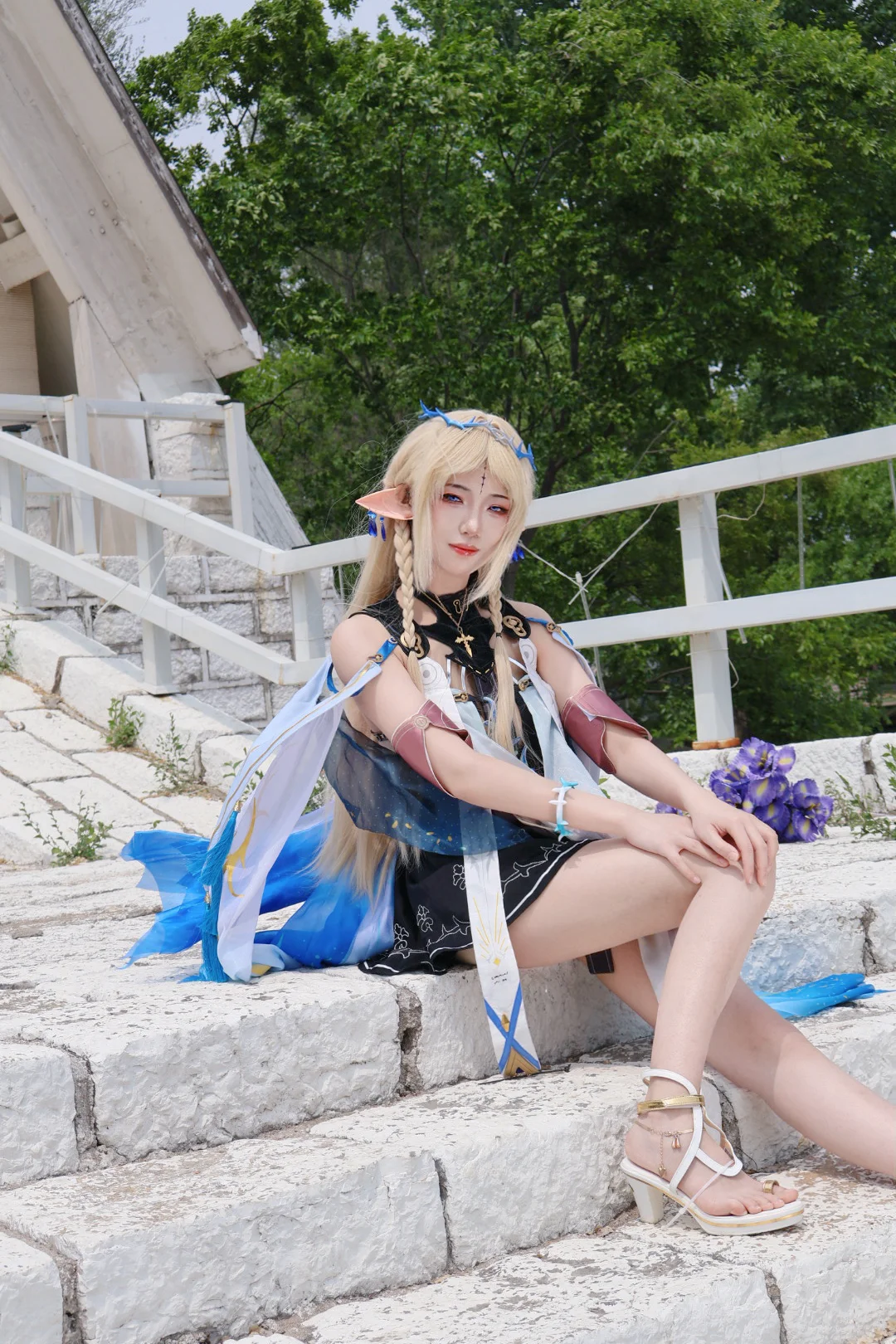 【卡提希婭cos】戶外園林裡的精靈風創作 - 第 2 張