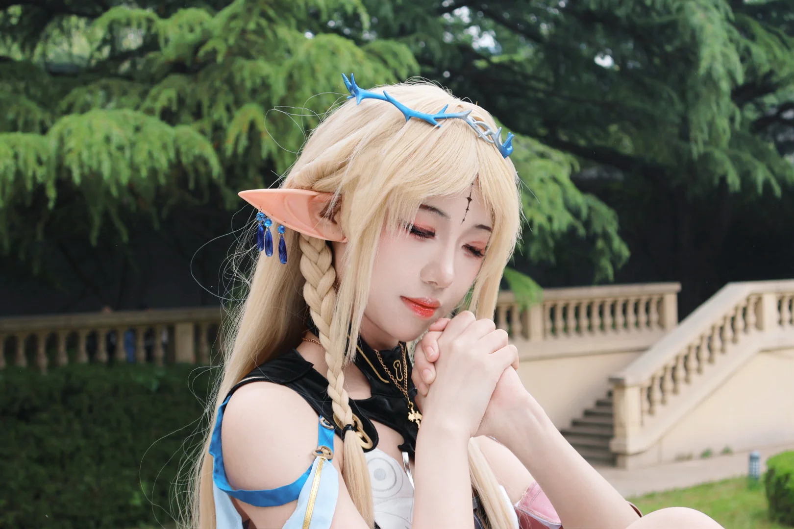 【卡提希婭cos】戶外園林裡的精靈風創作 - 第 4 張